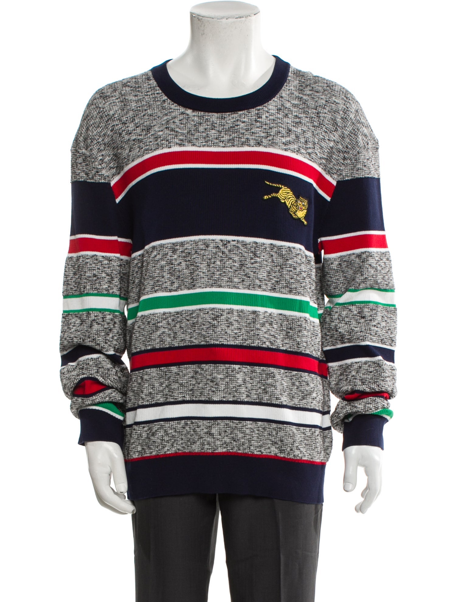 Kenzo Striped Crew Neck Pullover