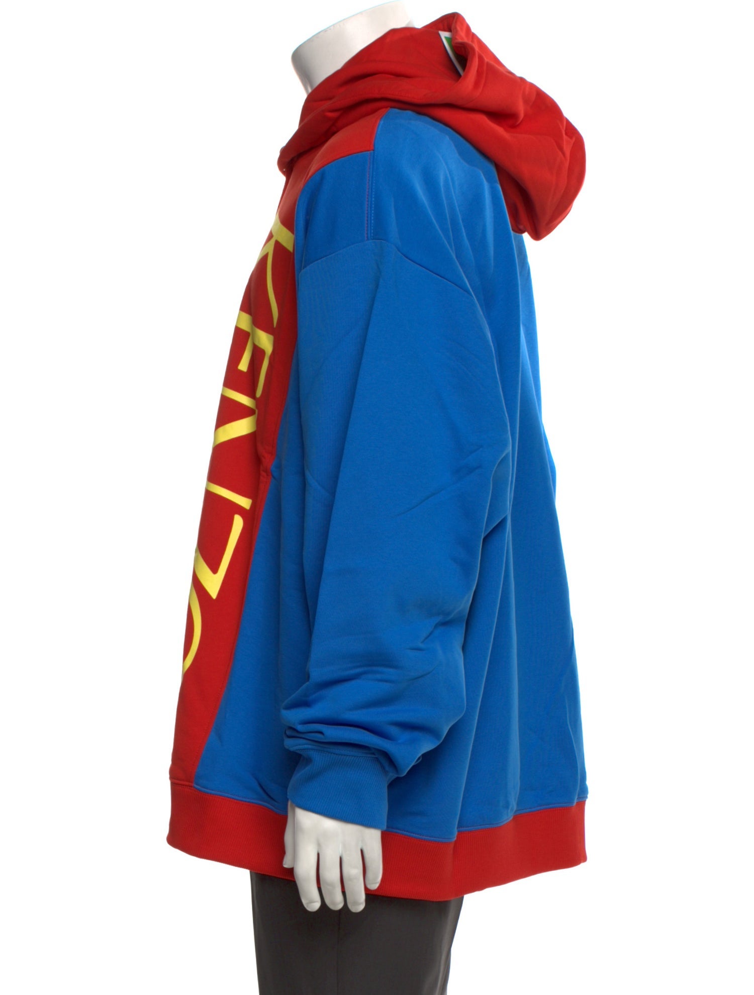 Kenzo Colorblock Pattern Crew Neck Hoodie