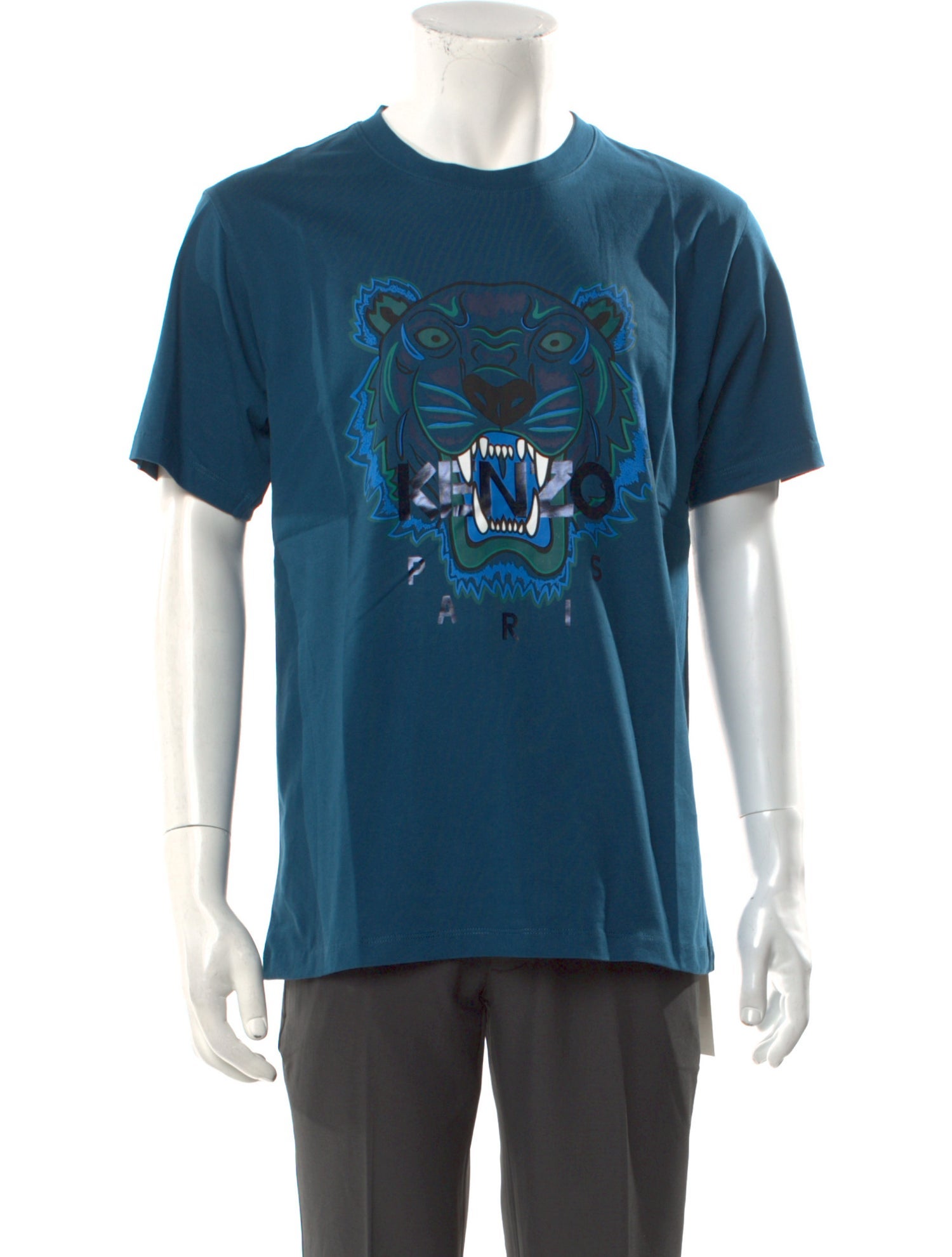 Kenzo Graphic Print Crew Neck T-Shirt w/ Tags