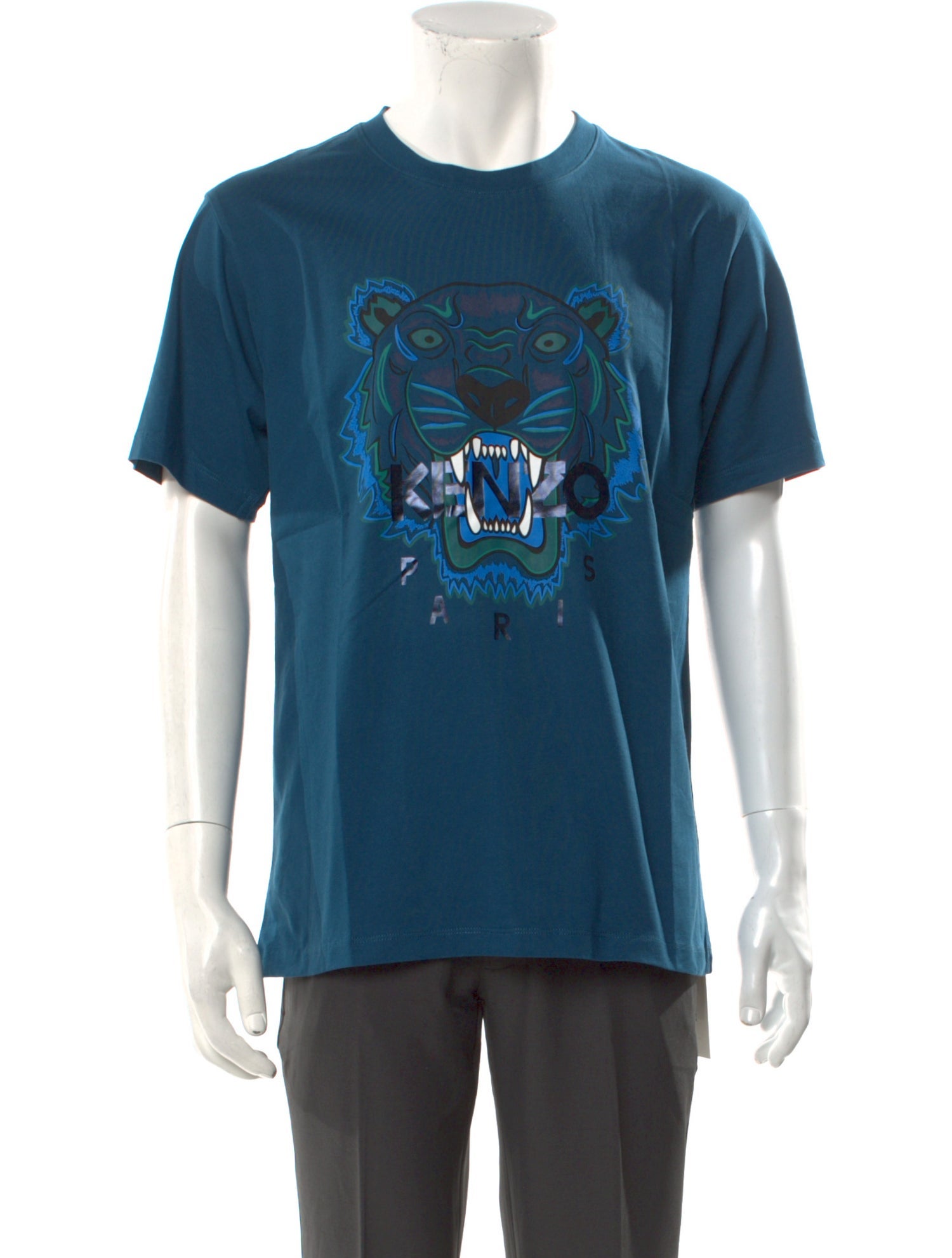 Kenzo Graphic Print Crew Neck T-Shirt w/ Tags