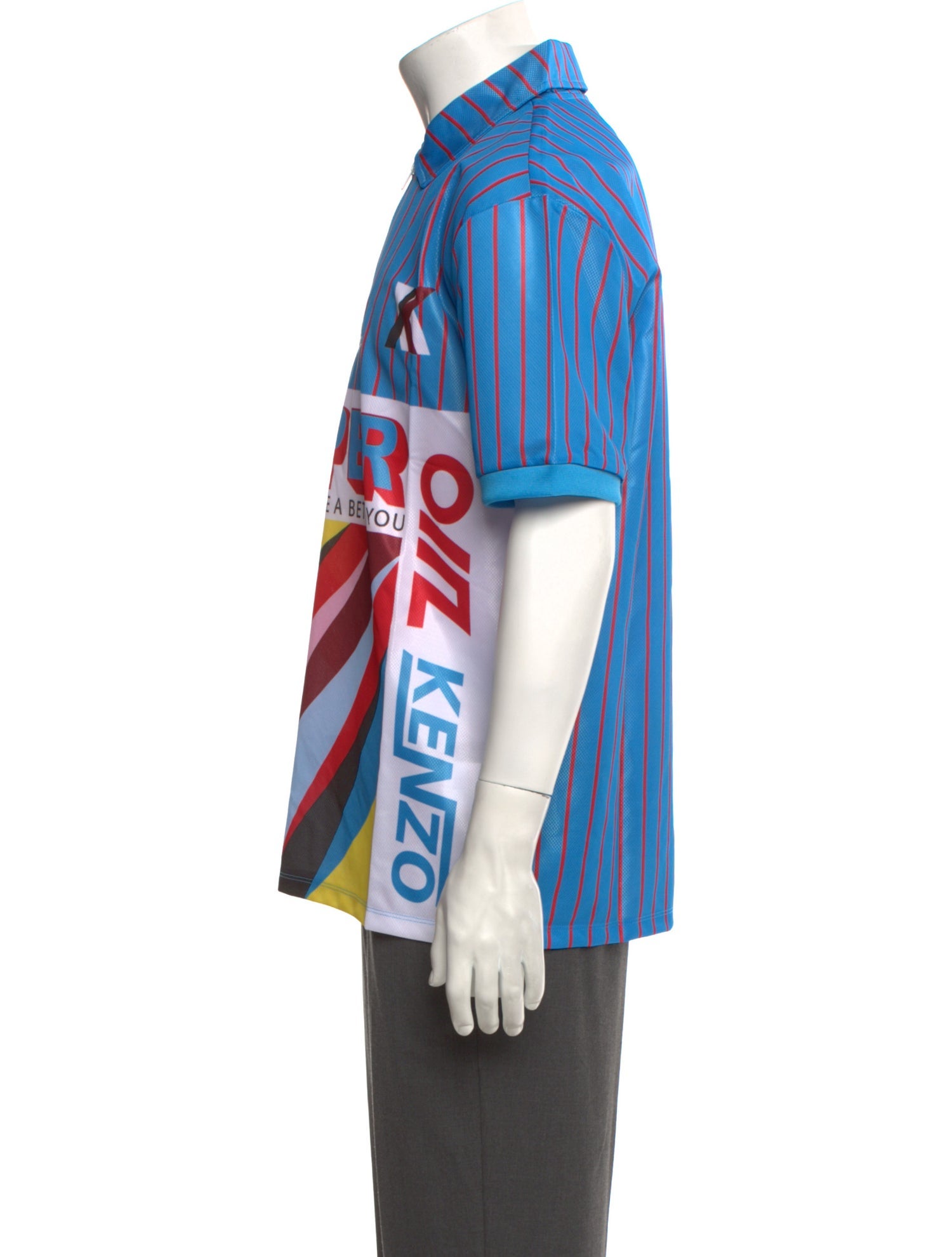 Kenzo Printed Collar Polo Shirt w/ Tags