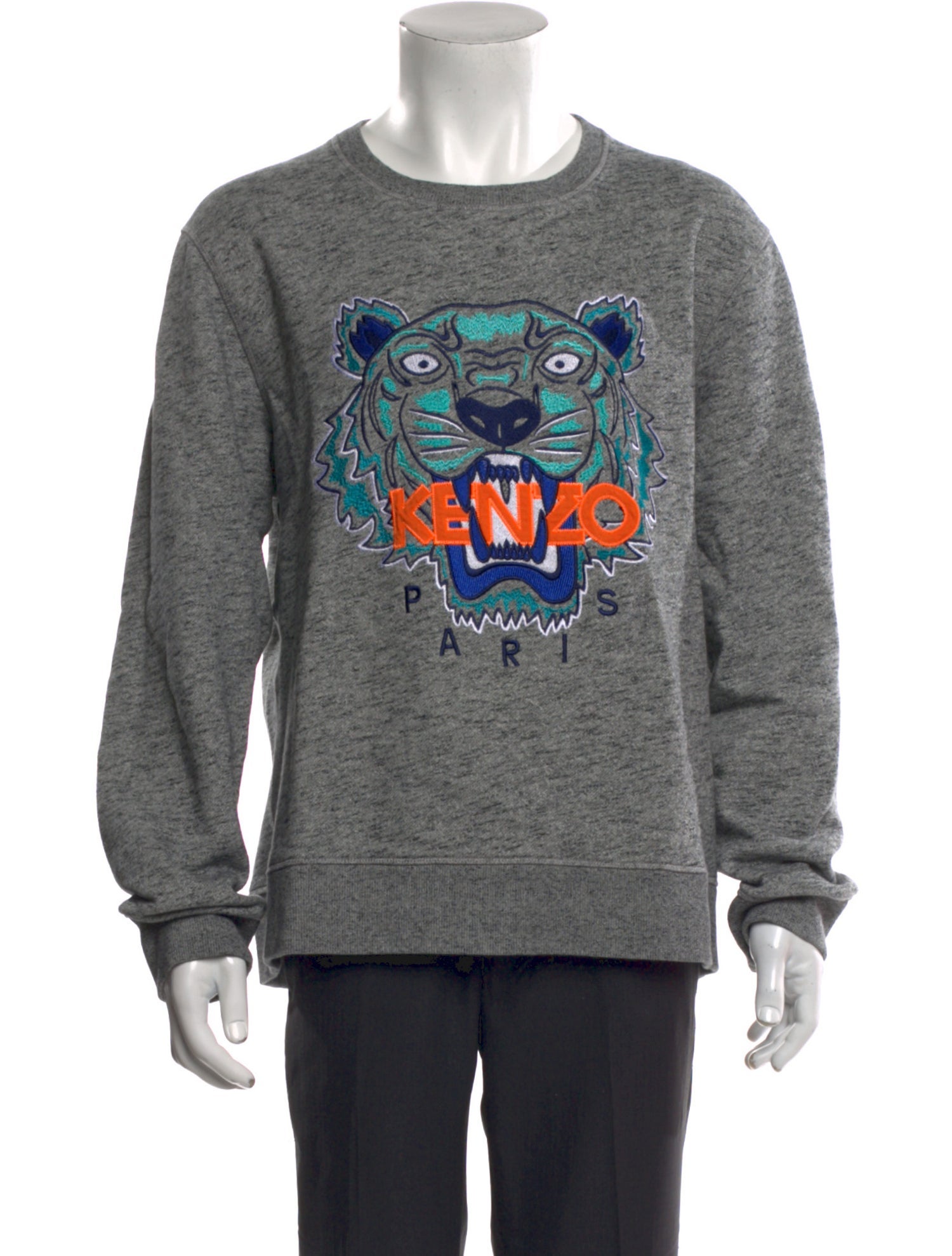 Kenzo Graphic Print Crew Neck Sweatshirt