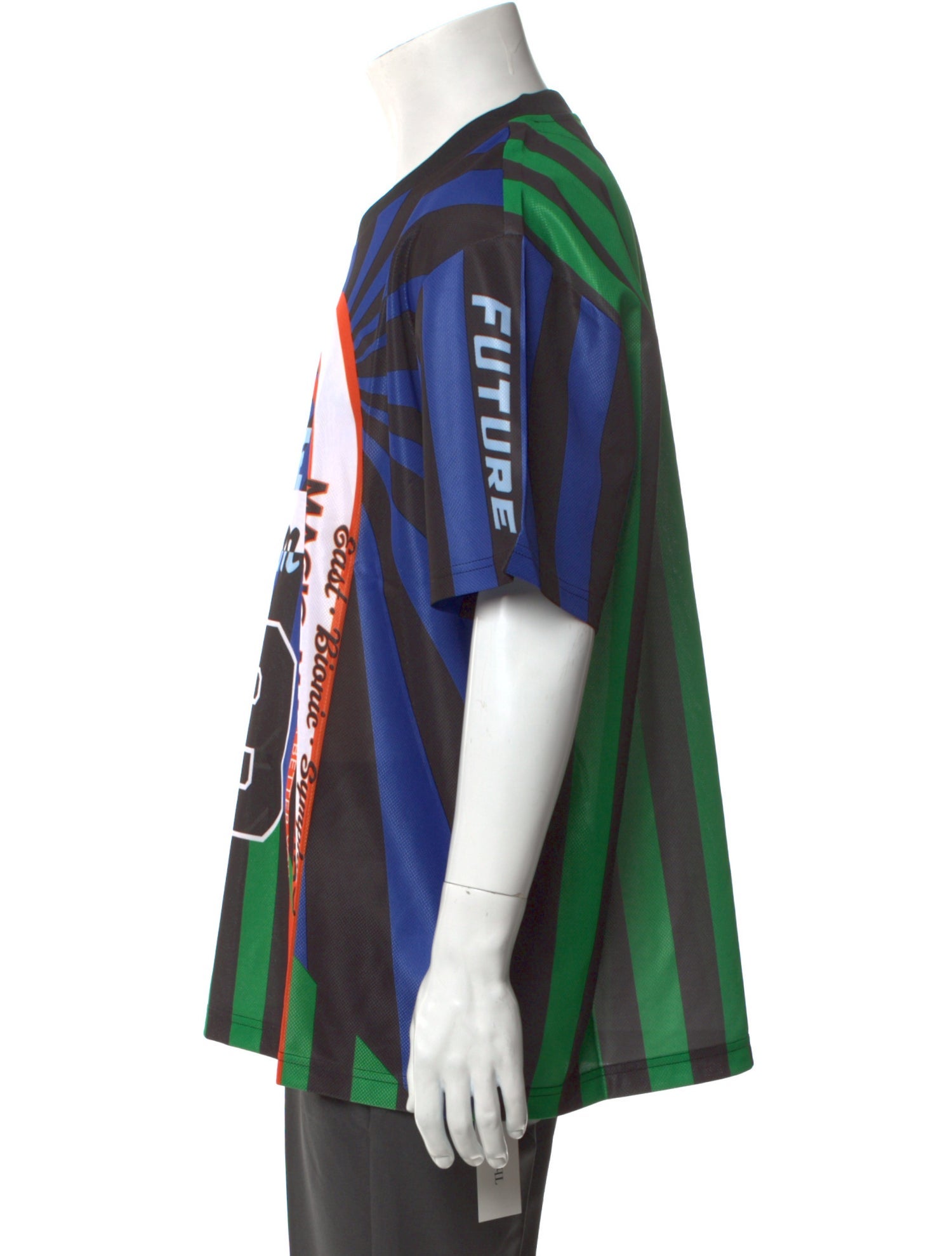 Kenzo Graphic Print Scoop Neck T-Shirt w/ Tags