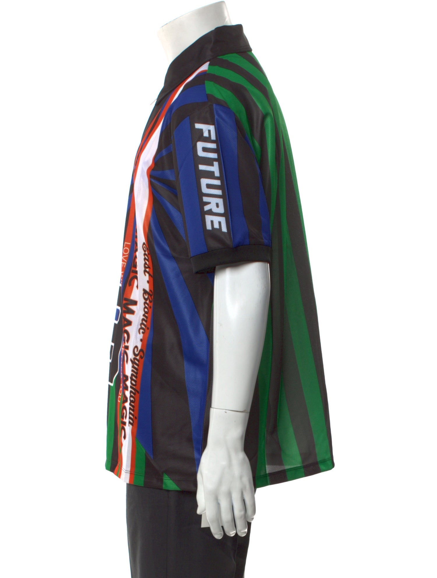 Kenzo Printed Collar Polo Shirt