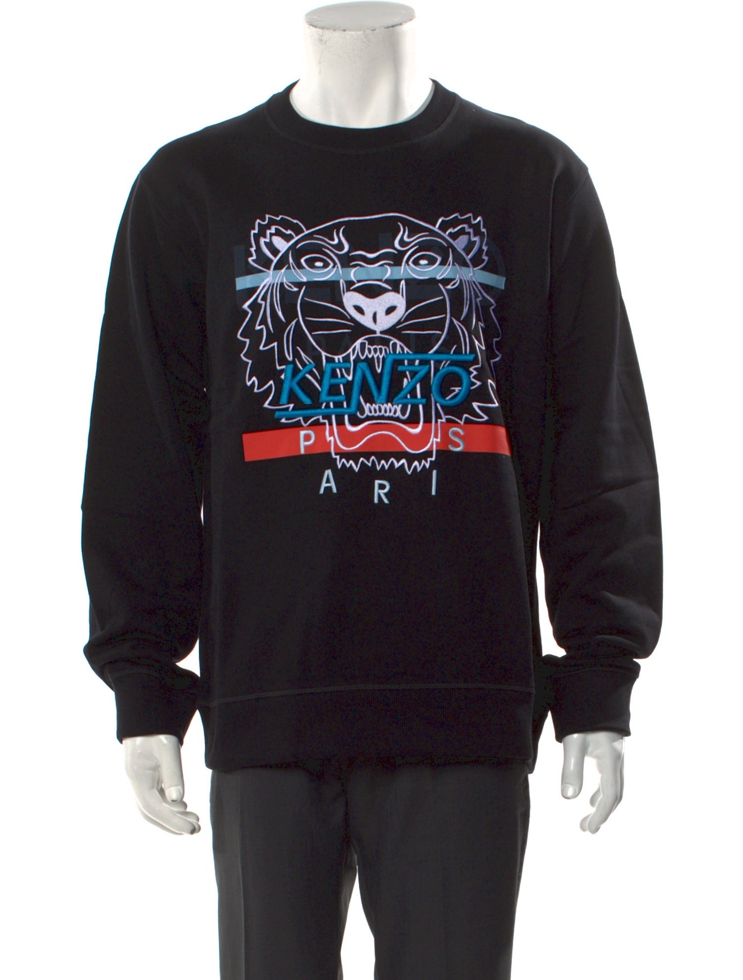 Kenzo Graphic Print Scoop Neck Sweatshirt w/ Tags