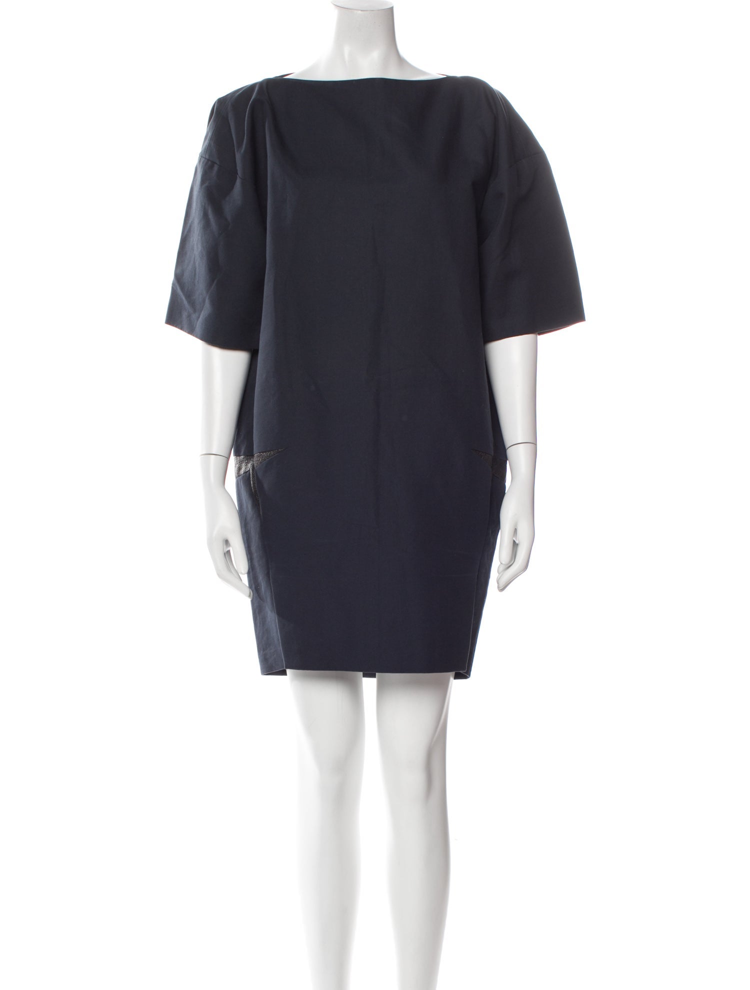 Kenzo Bateau Neckline Mini Dress