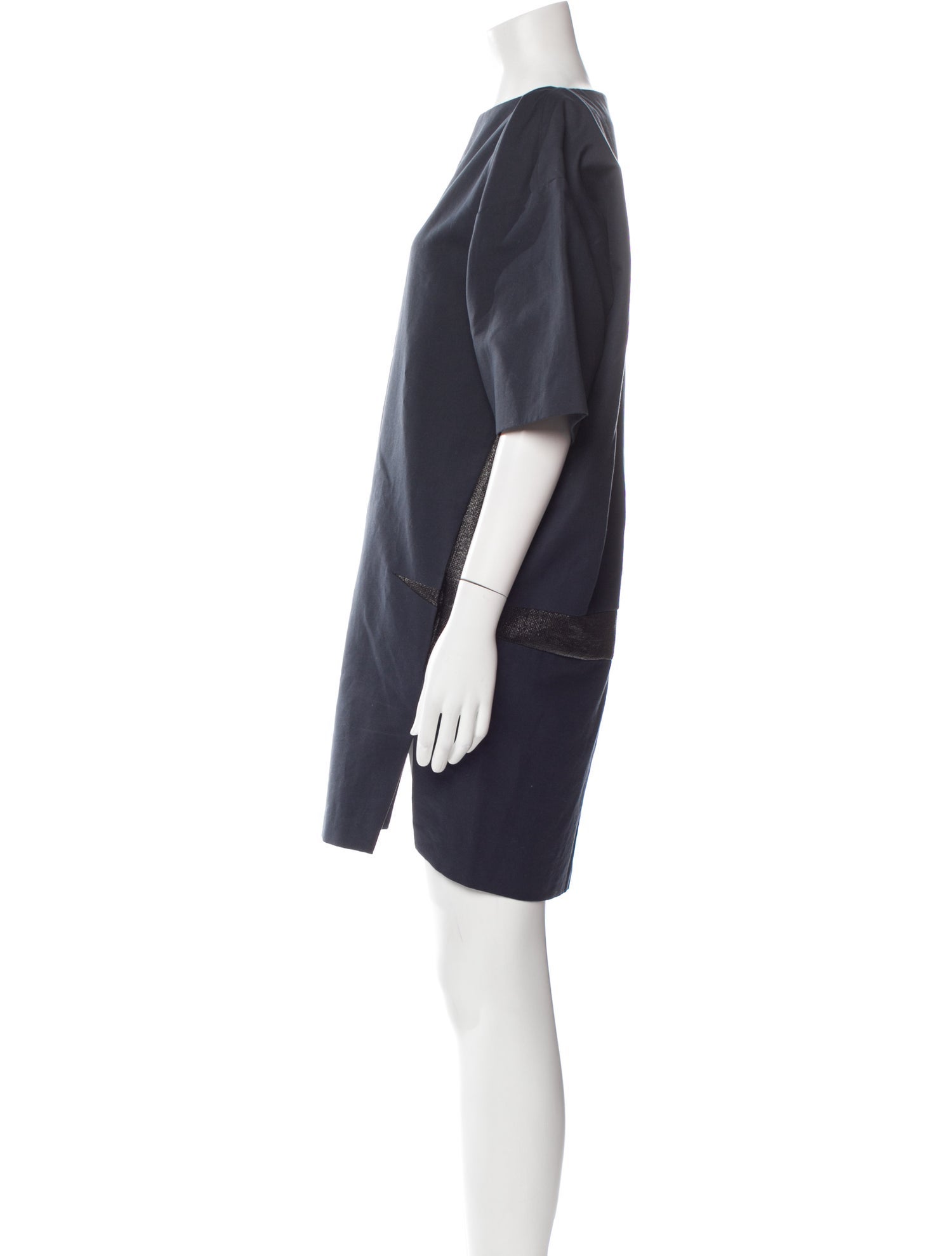 Kenzo Bateau Neckline Mini Dress