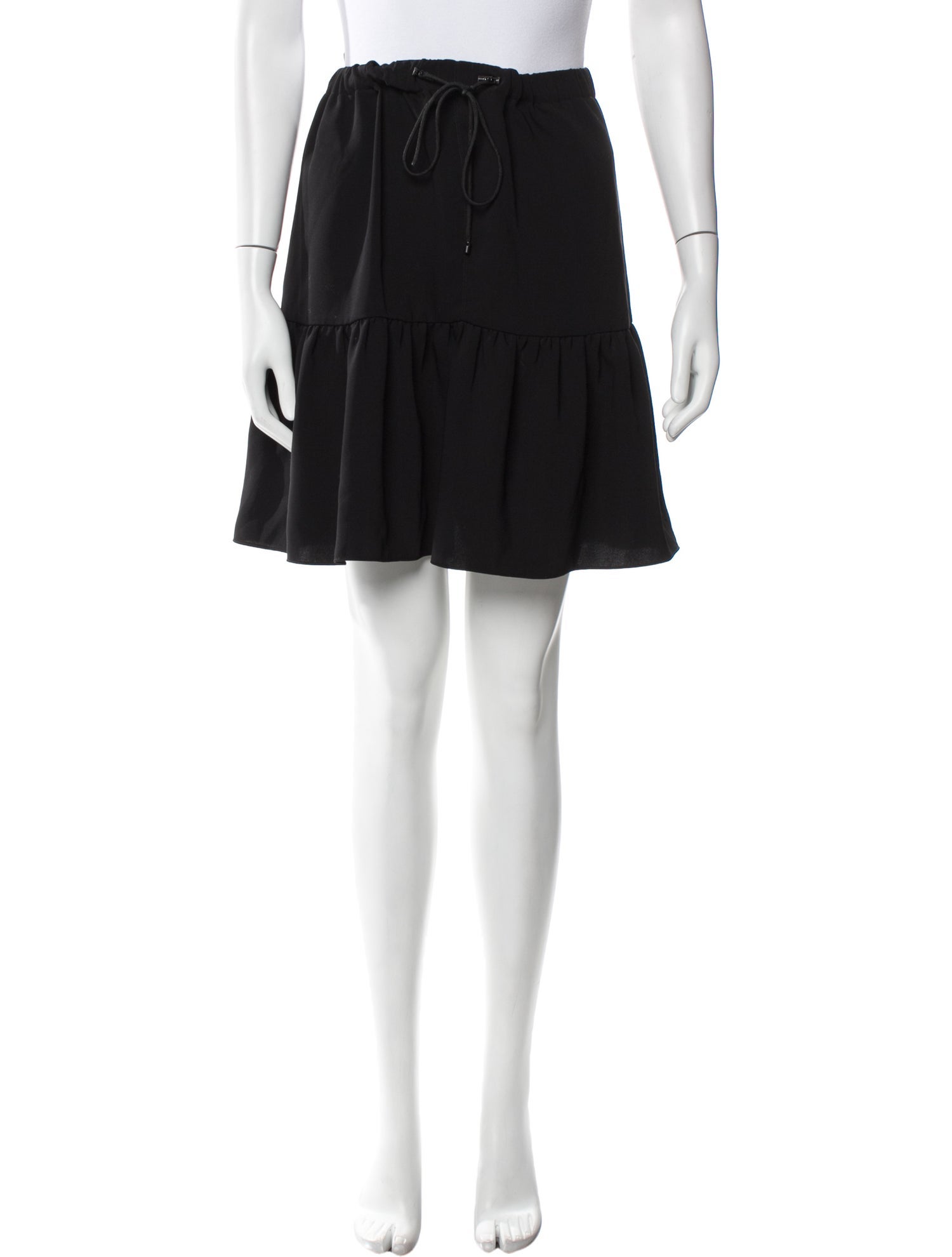 Kenzo Pleated Accents Mini Skirt
