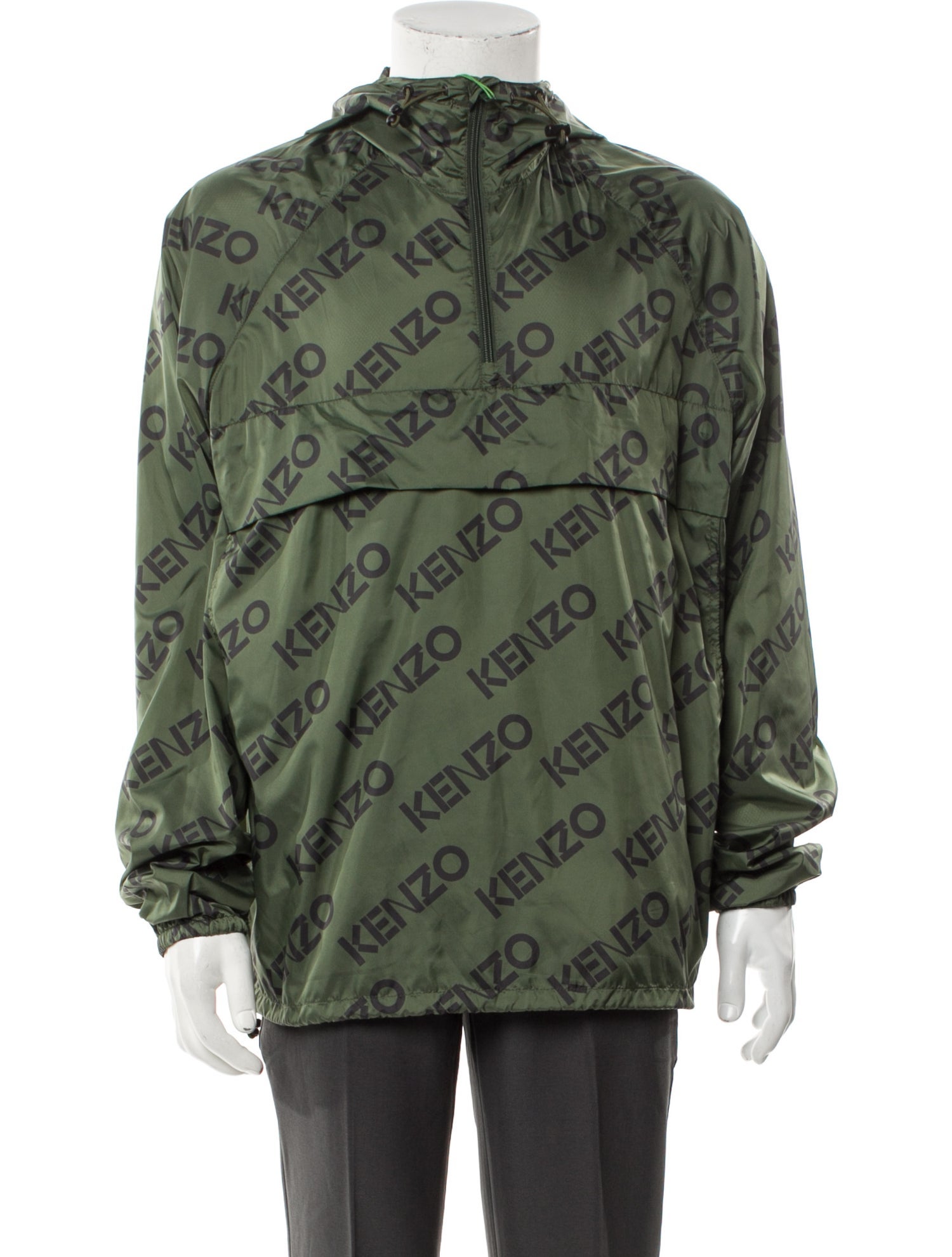 Kenzo Graphic Print Windbreaker w/ Tags