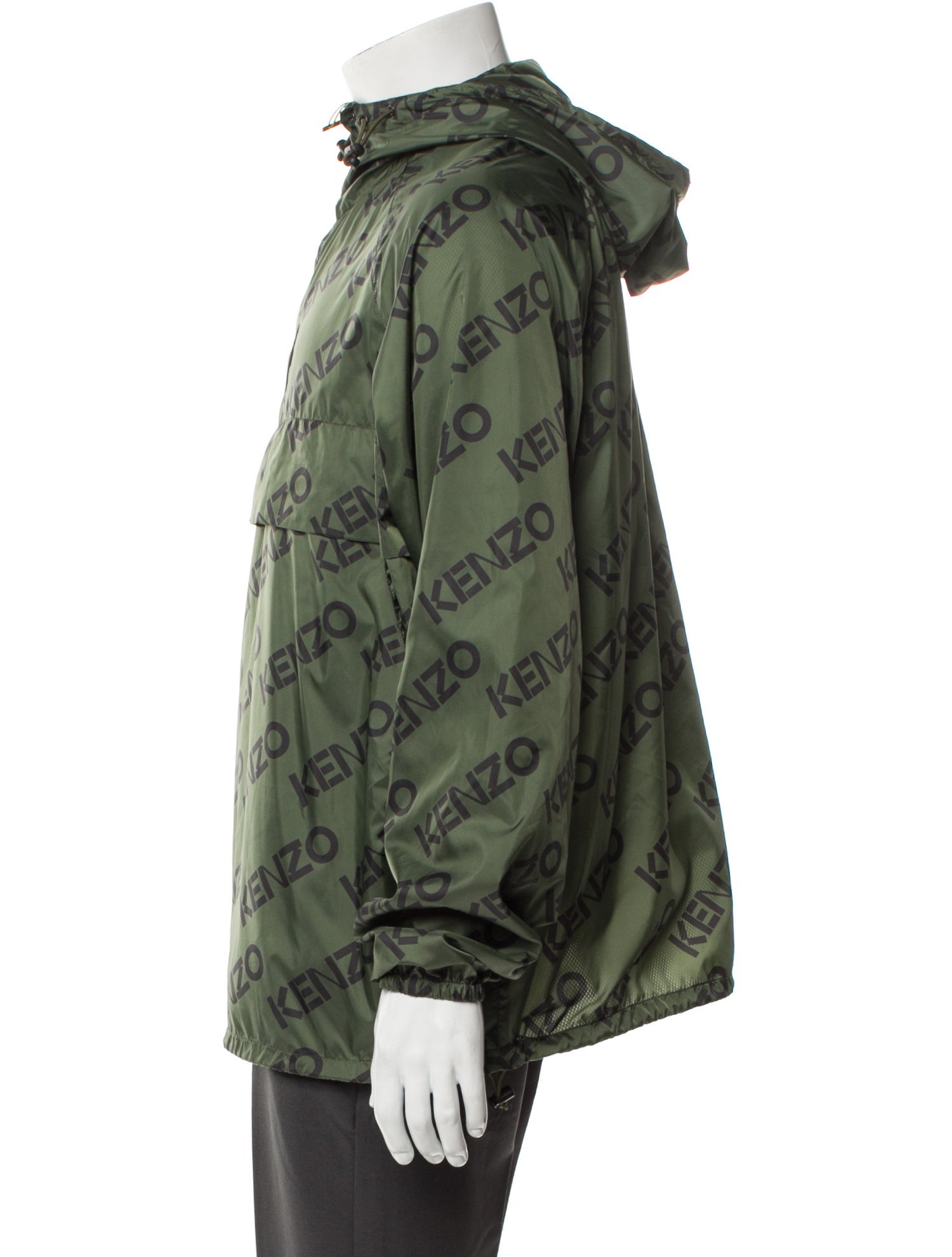 Kenzo Graphic Print Windbreaker w/ Tags