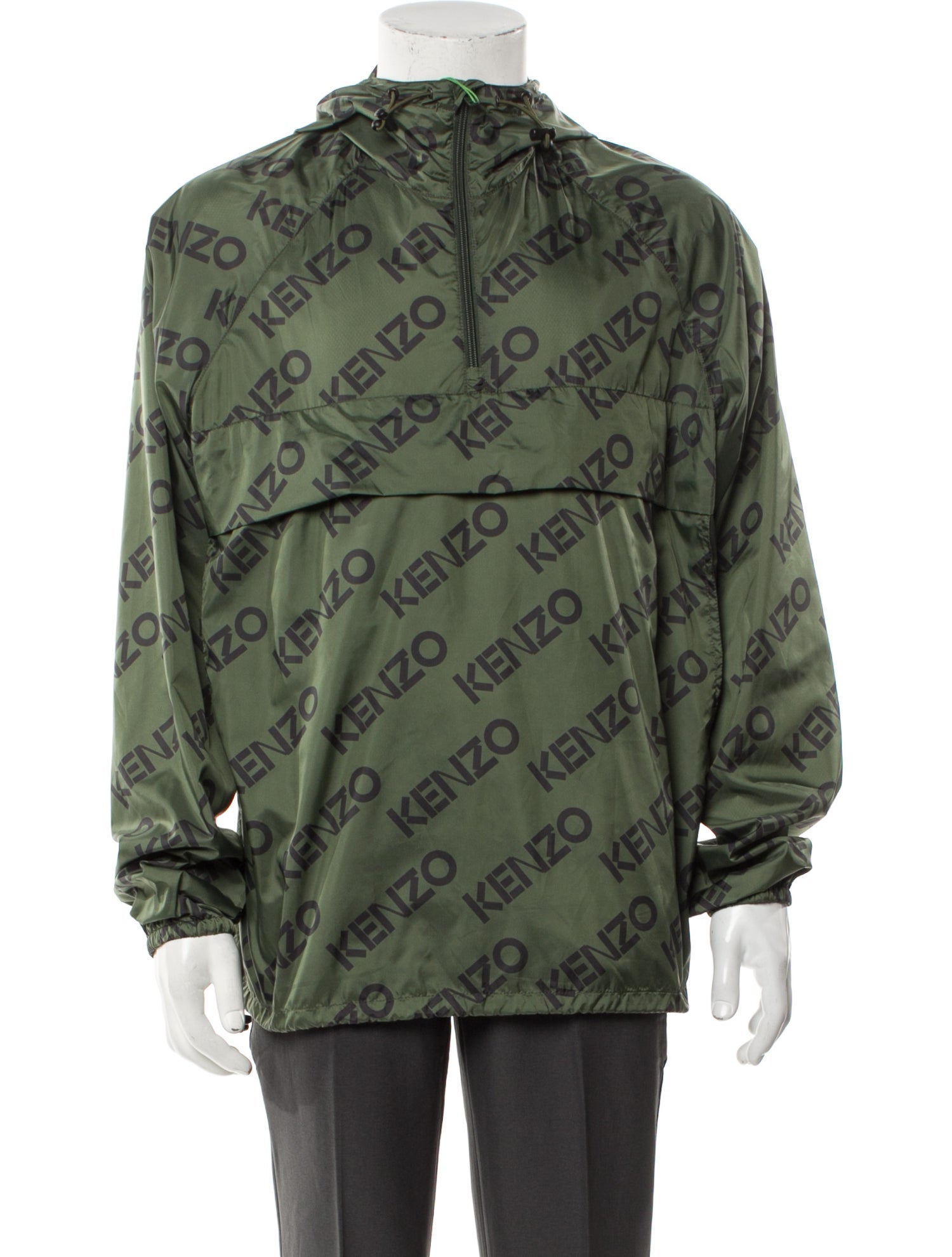 Kenzo Graphic Print Windbreaker w/ Tags