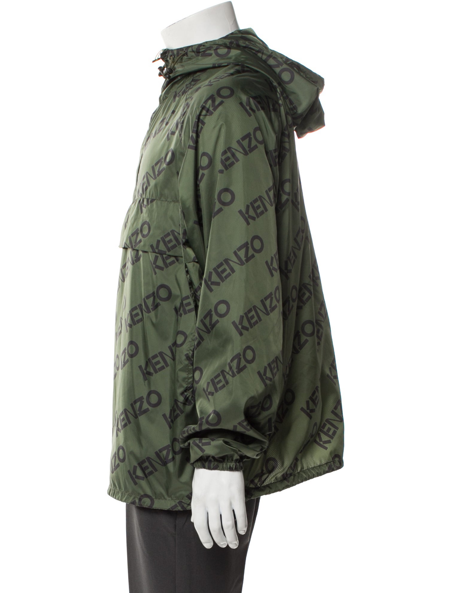 Kenzo Graphic Print Windbreaker w/ Tags