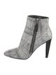 Kenzo Leather Animal Print Boots