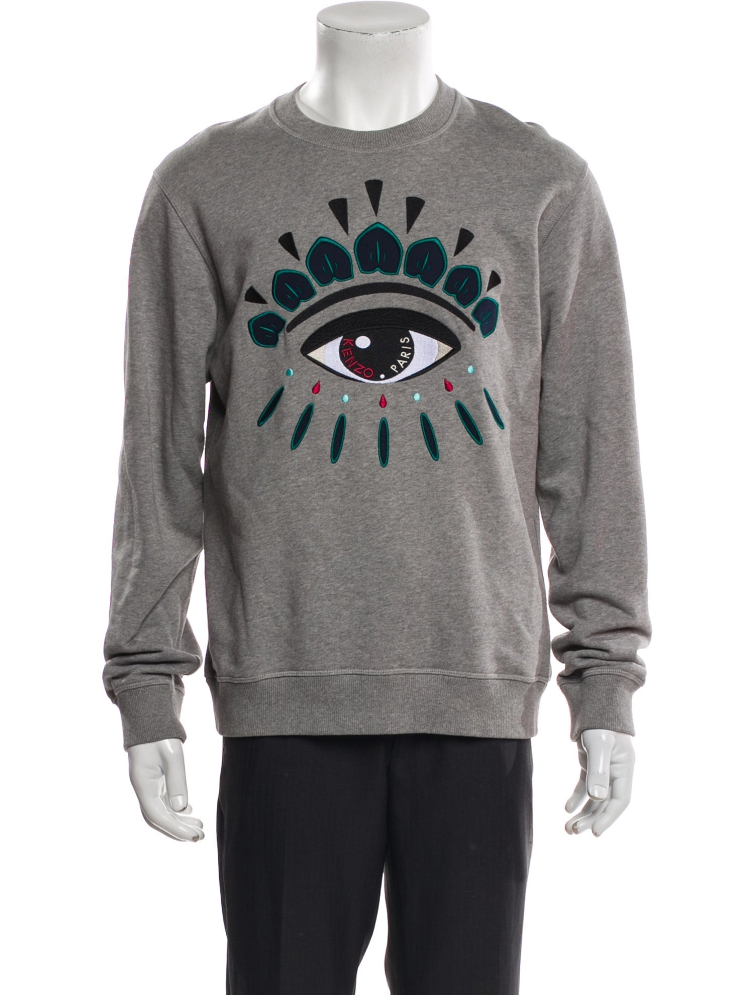 Kenzo Graphic Print Crew Neck Sweatshirt
