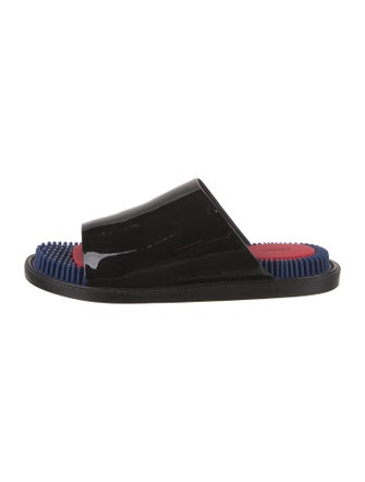 Kenzo Patent Leather Slides