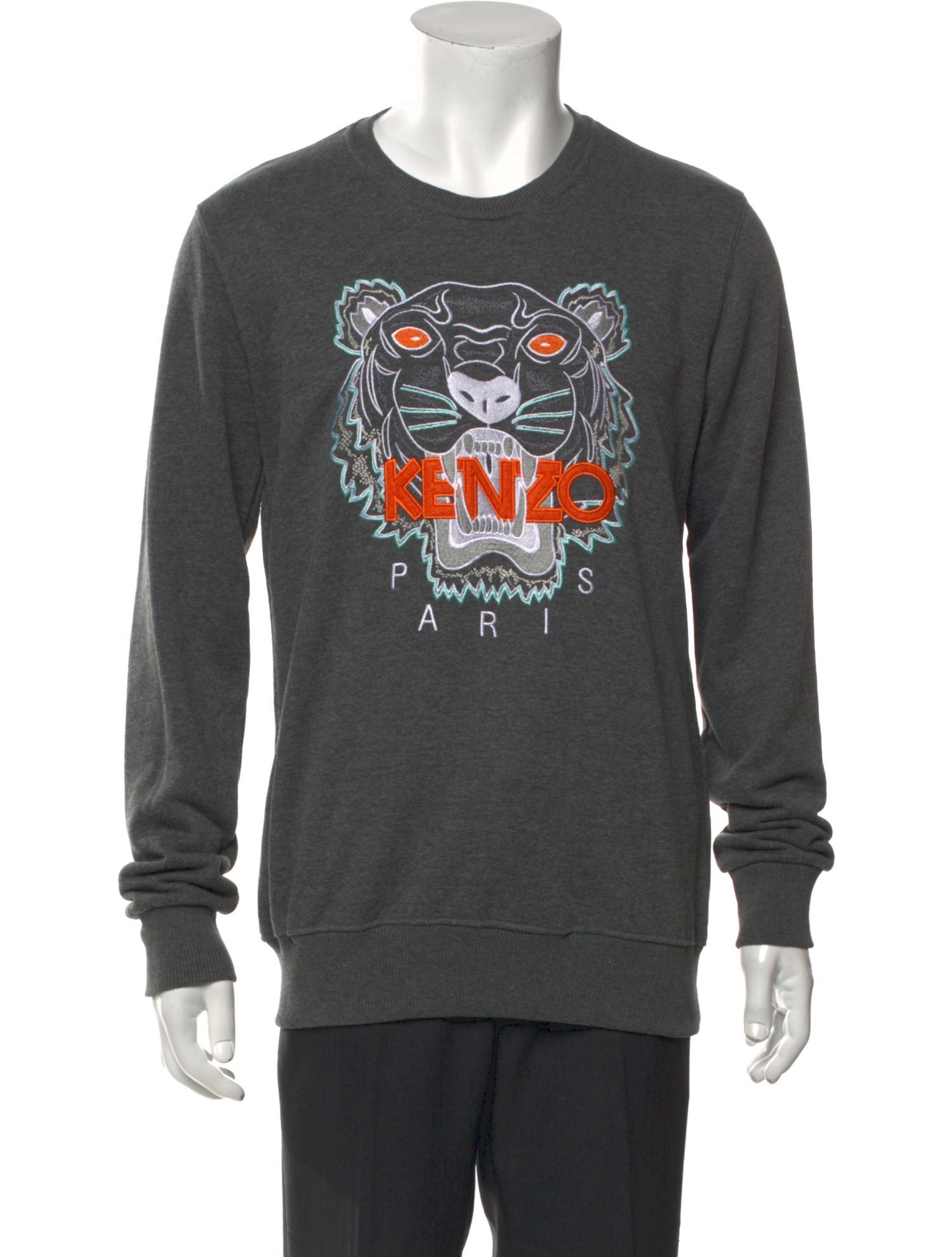 Kenzo Graphic Print Crew Neck Sweatshirt