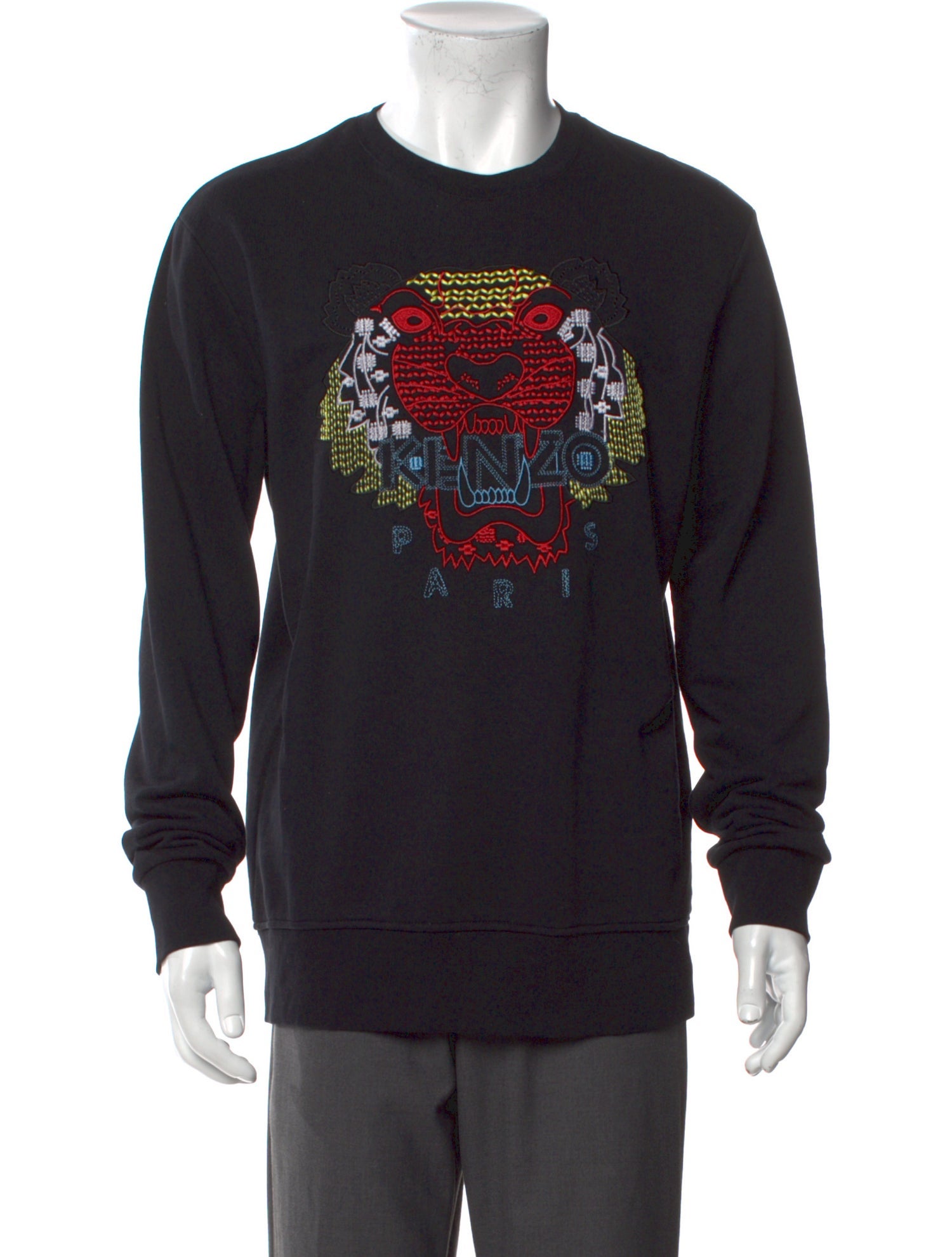 Kenzo Graphic Print Crew Neck Sweatshirt
