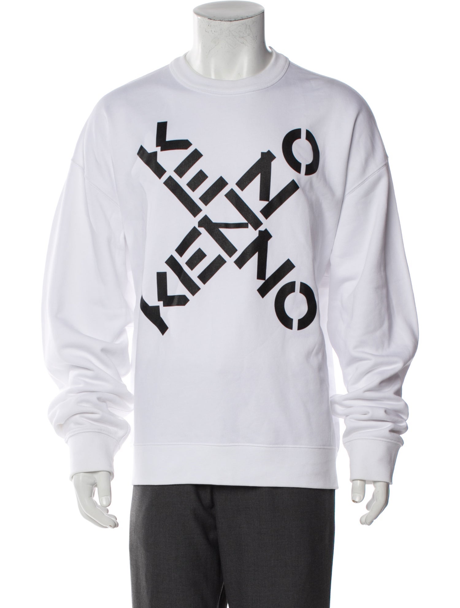 Kenzo Graphic Print Crew Neck Sweatshirt