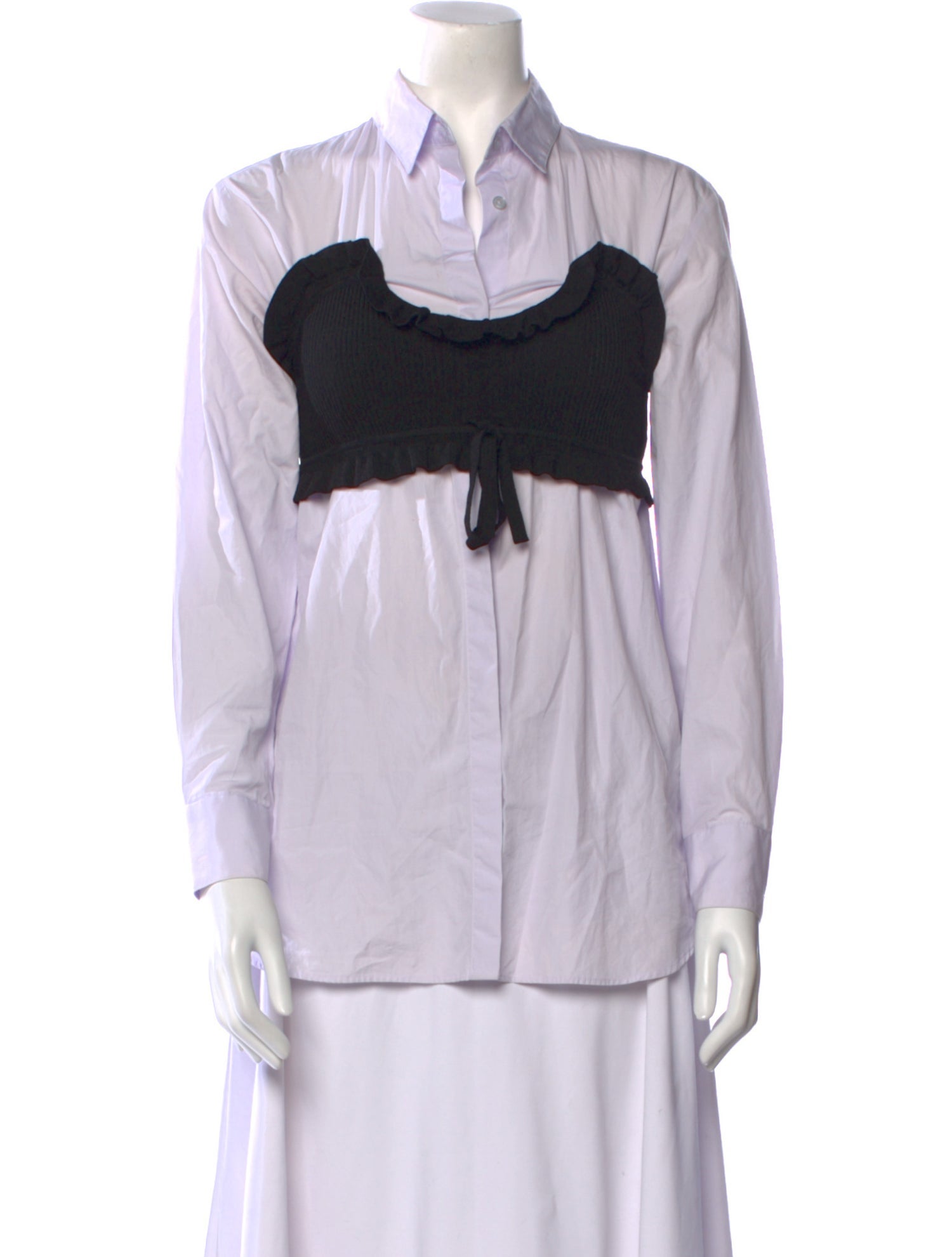 Kenzo Long Sleeve Button-Up Top