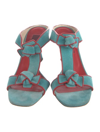 Kenzo Terry Cloth T-Strap Sandals