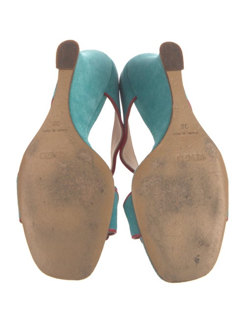 Kenzo Terry Cloth T-Strap Sandals