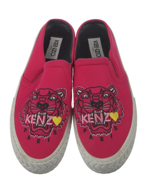 Kenzo Printed Embroidered Accent Mules