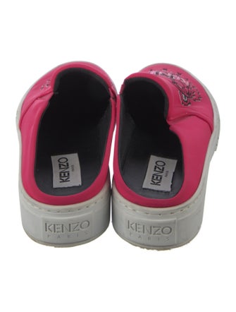 Kenzo Printed Embroidered Accent Mules