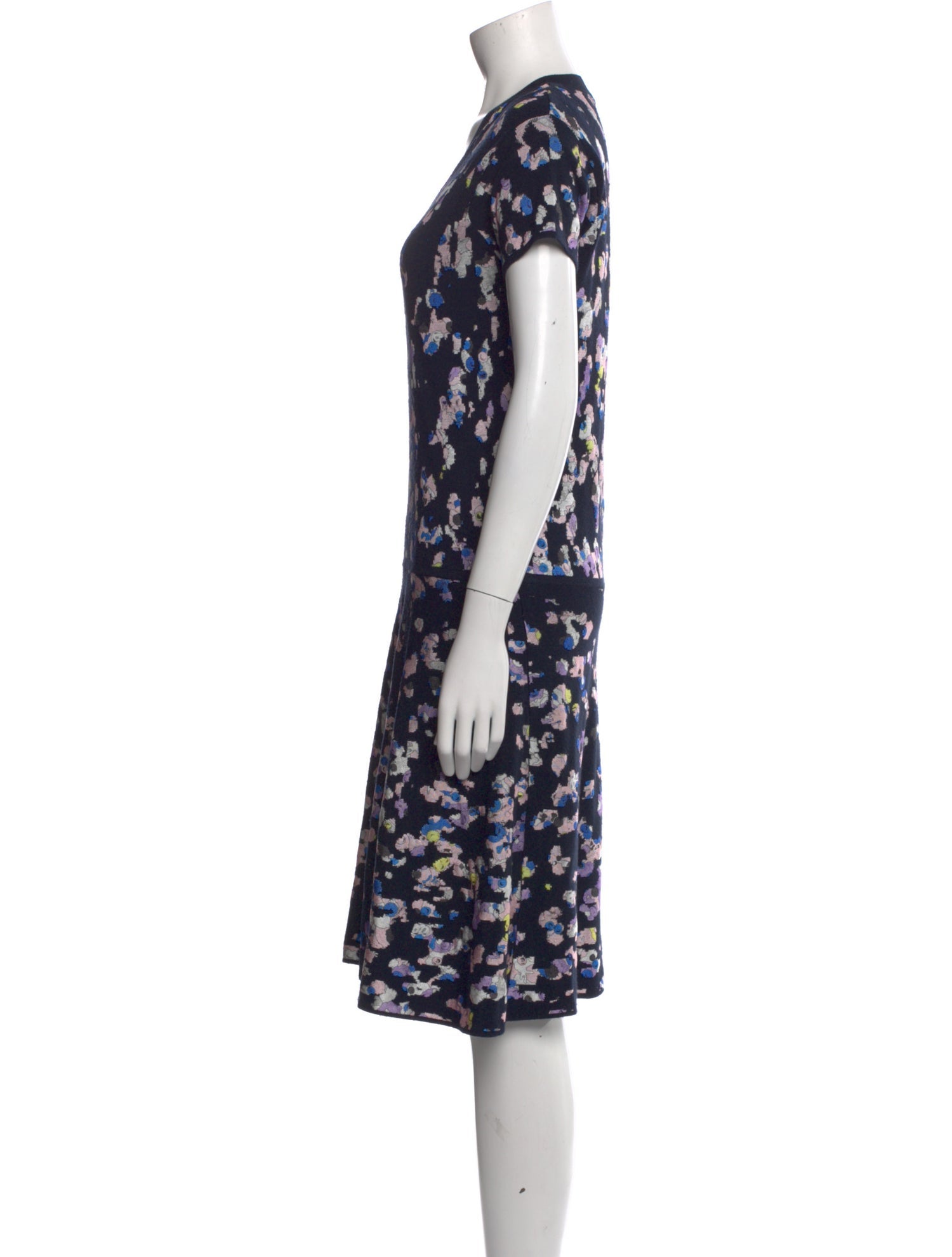 Kenzo Floral Print Knee-Length Dress