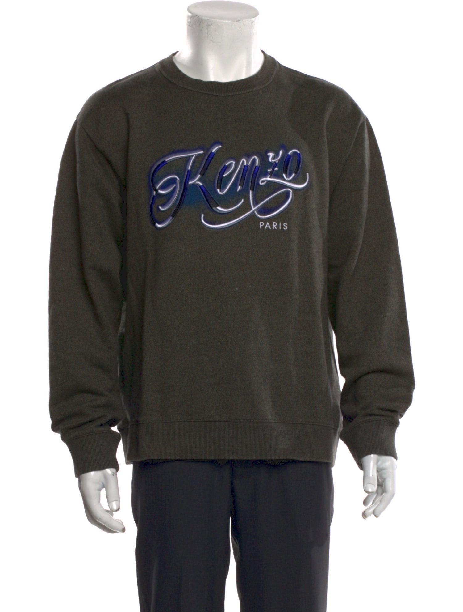 Kenzo Graphic Print Crew Neck Sweatshirt
