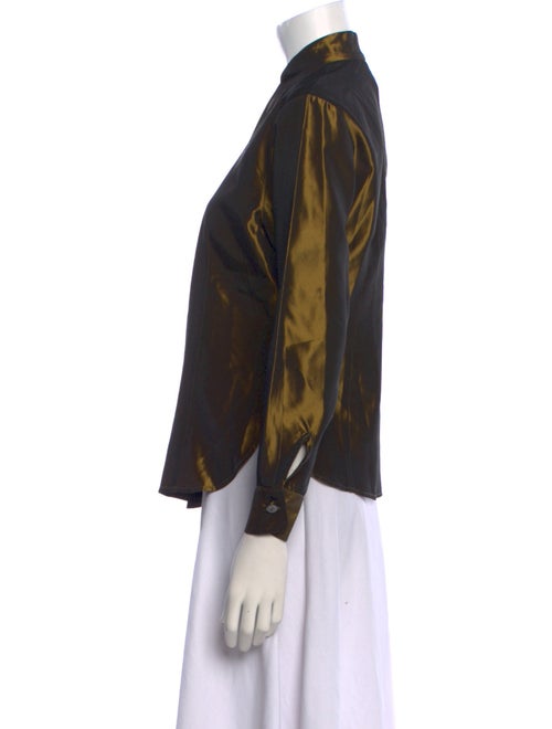 Kenzo Printed Long Sleeve Button-Up Top