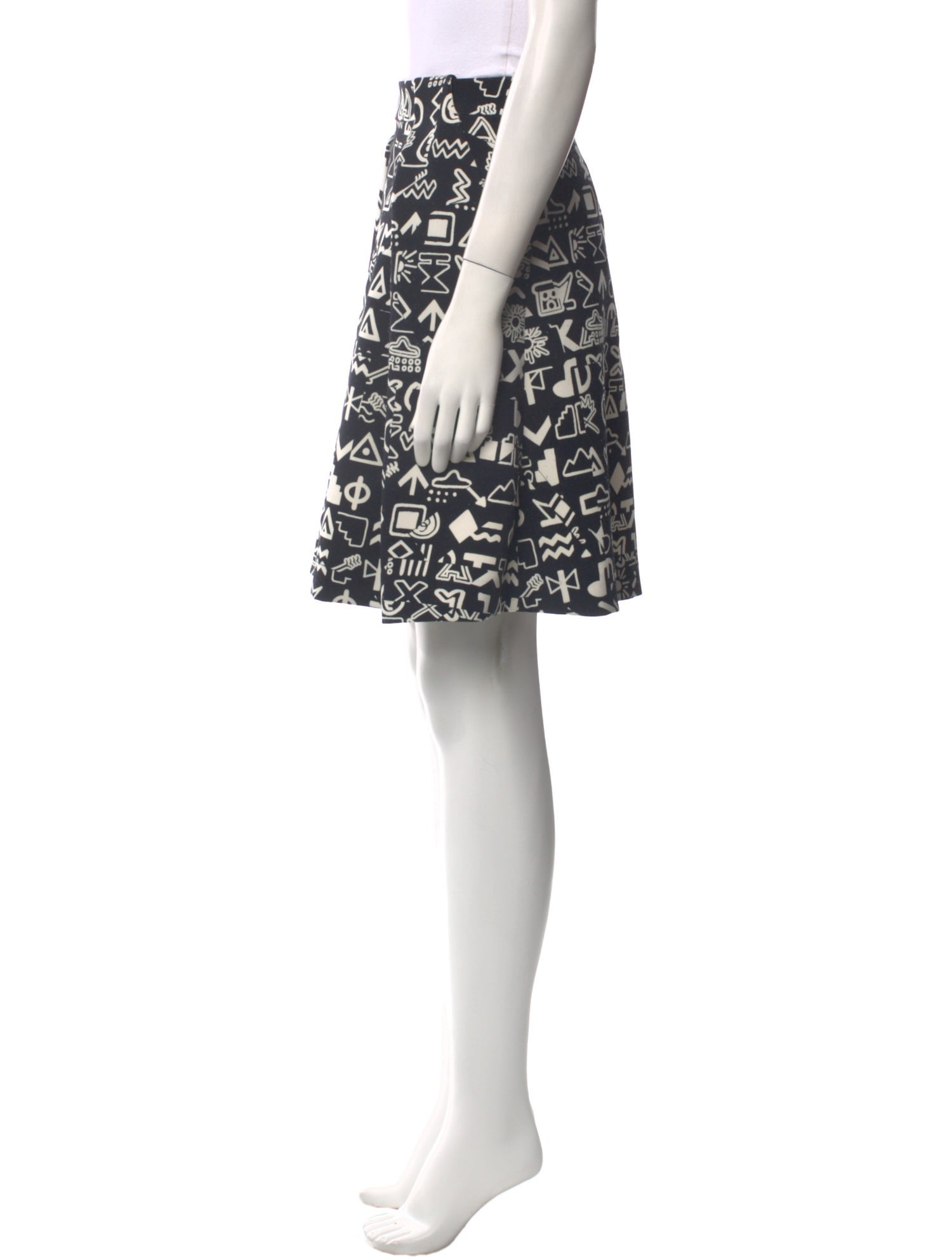 Kenzo Printed Knee-Length Skirt
