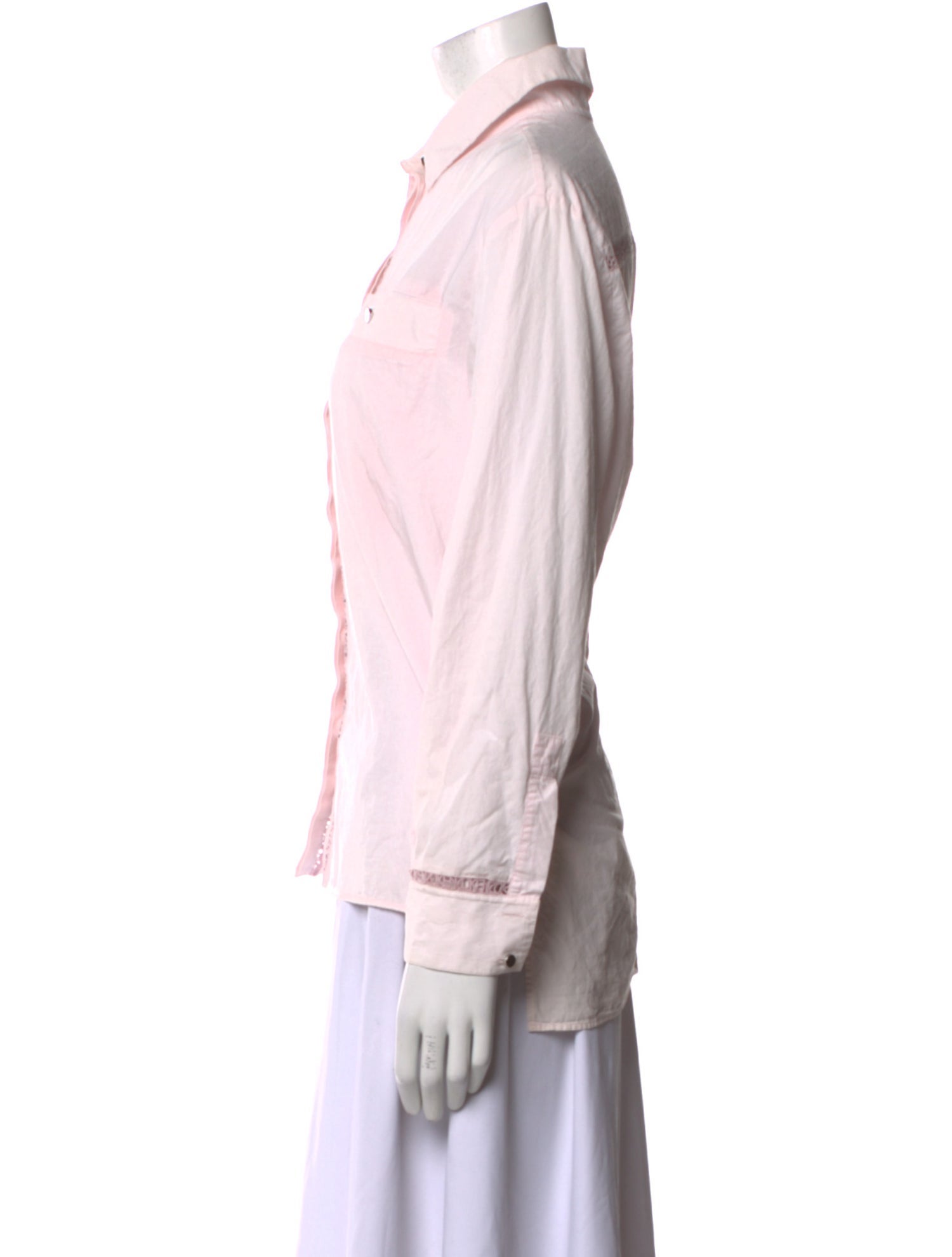 Kenzo Long Sleeve Button-Up Top