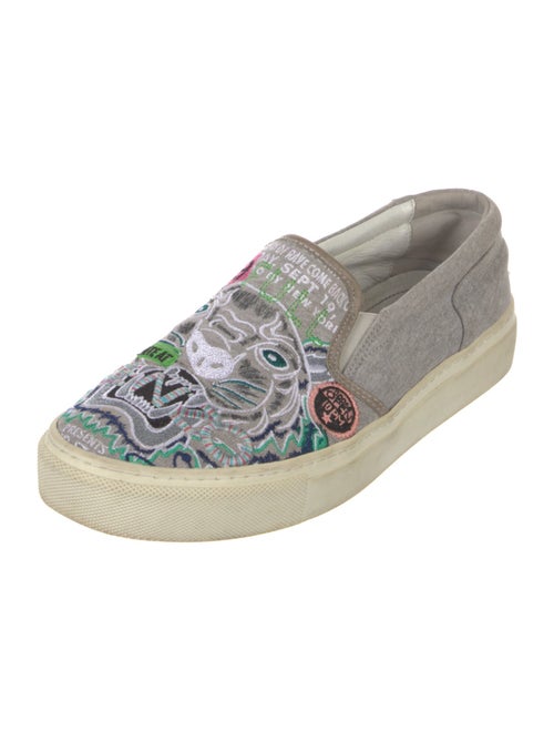 Kenzo Canvas Patterned Sneakers