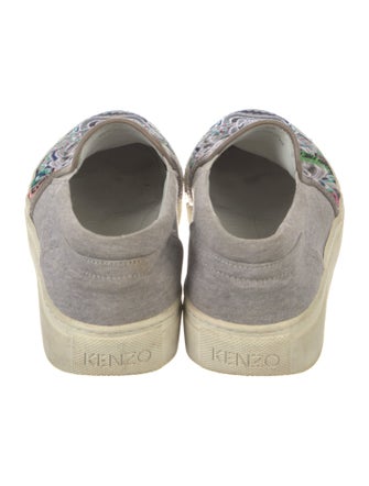 Kenzo Canvas Patterned Sneakers