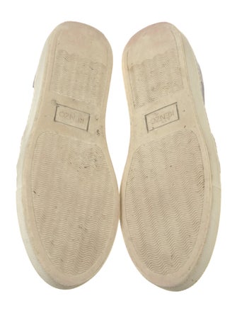 Kenzo Canvas Patterned Sneakers