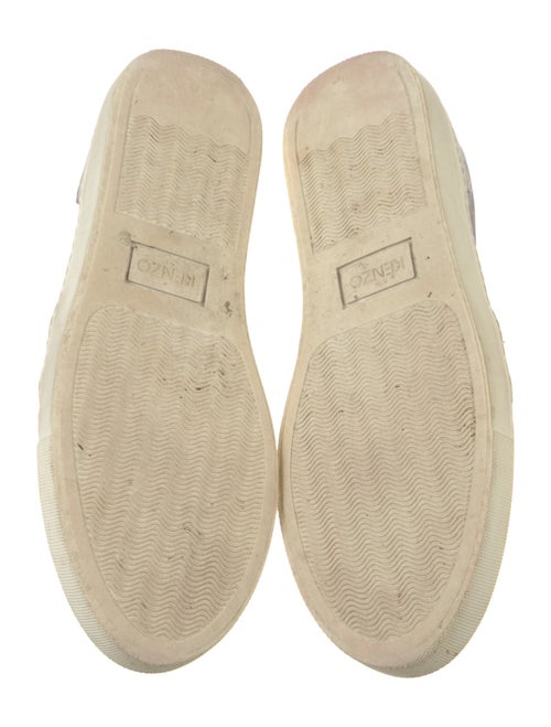 Kenzo Canvas Patterned Sneakers
