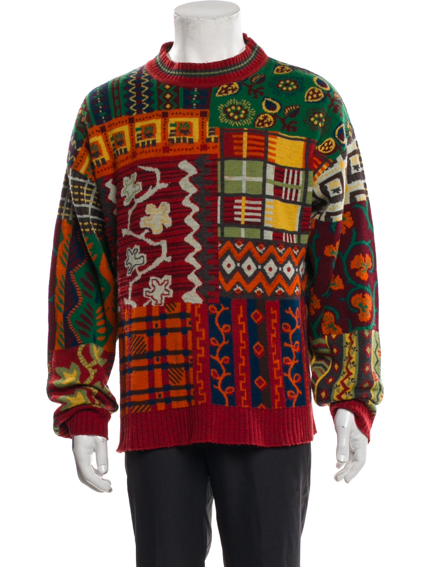 Kenzo Printed Crew Neck Pullover