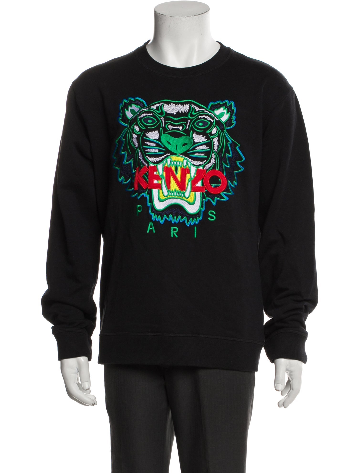 Kenzo Graphic Print Crew Neck Pullover