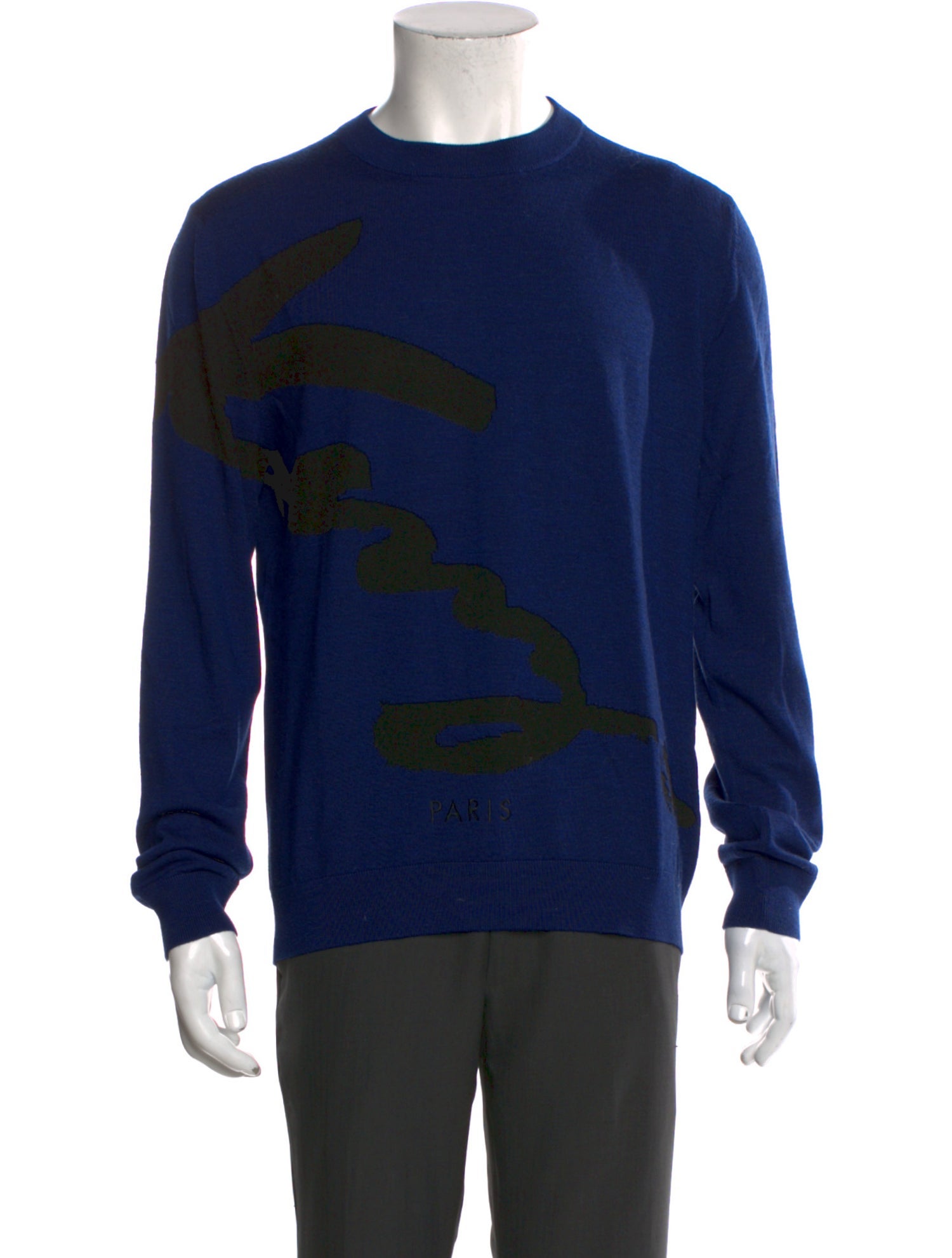 Kenzo Wool Graphic Print Pullover