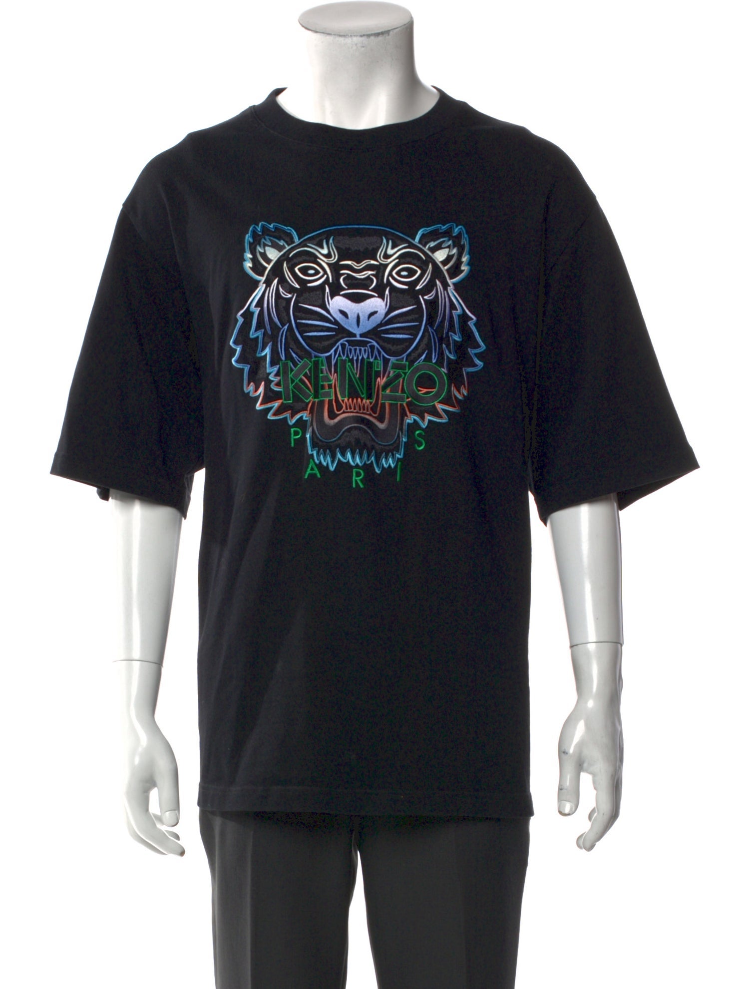 Kenzo Graphic Print Crew Neck T-Shirt