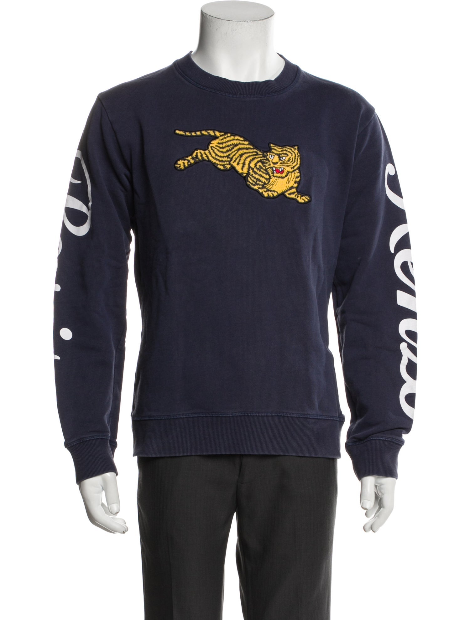 Kenzo Graphic Print Crew Neck Sweatshirt