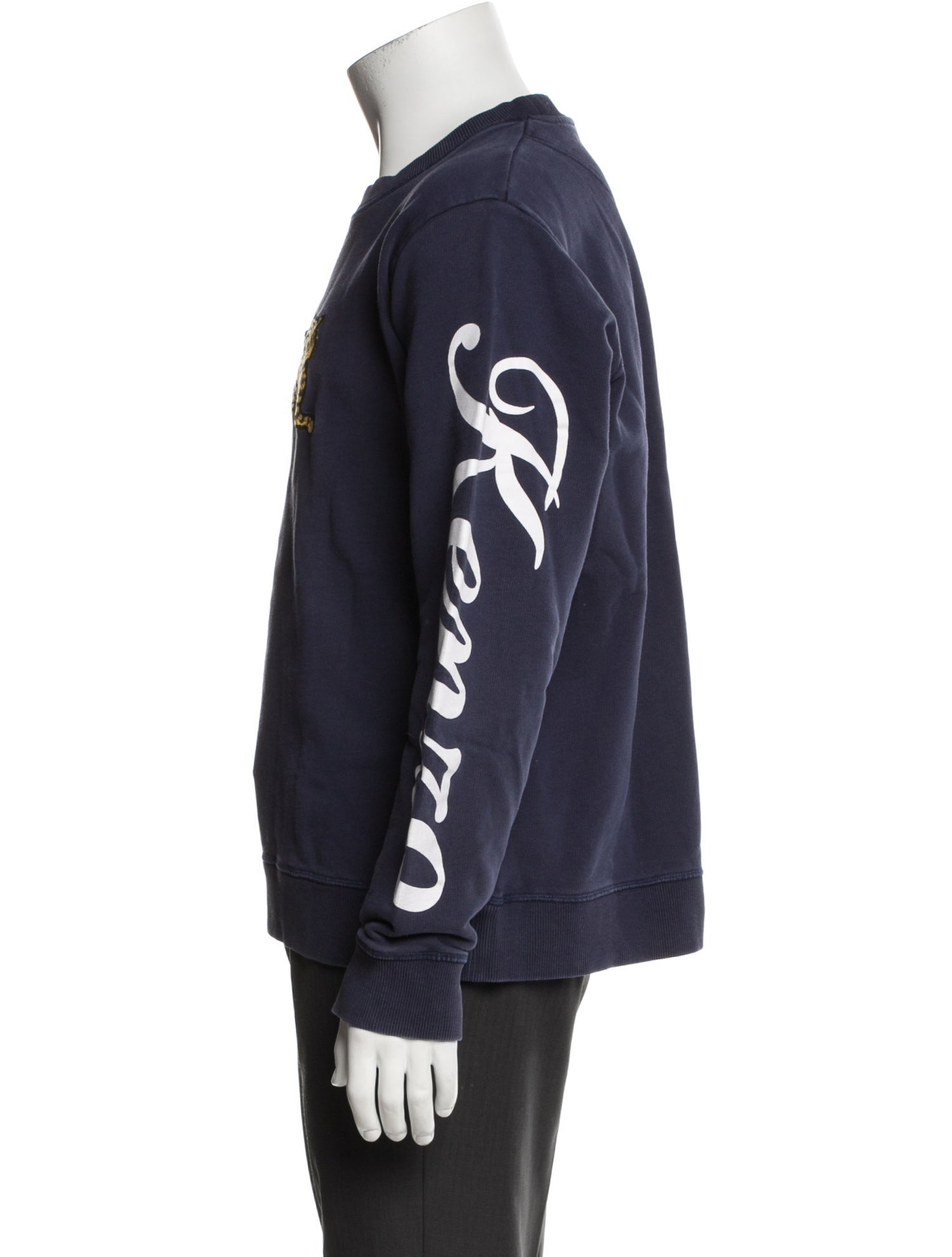 Kenzo Graphic Print Crew Neck Sweatshirt