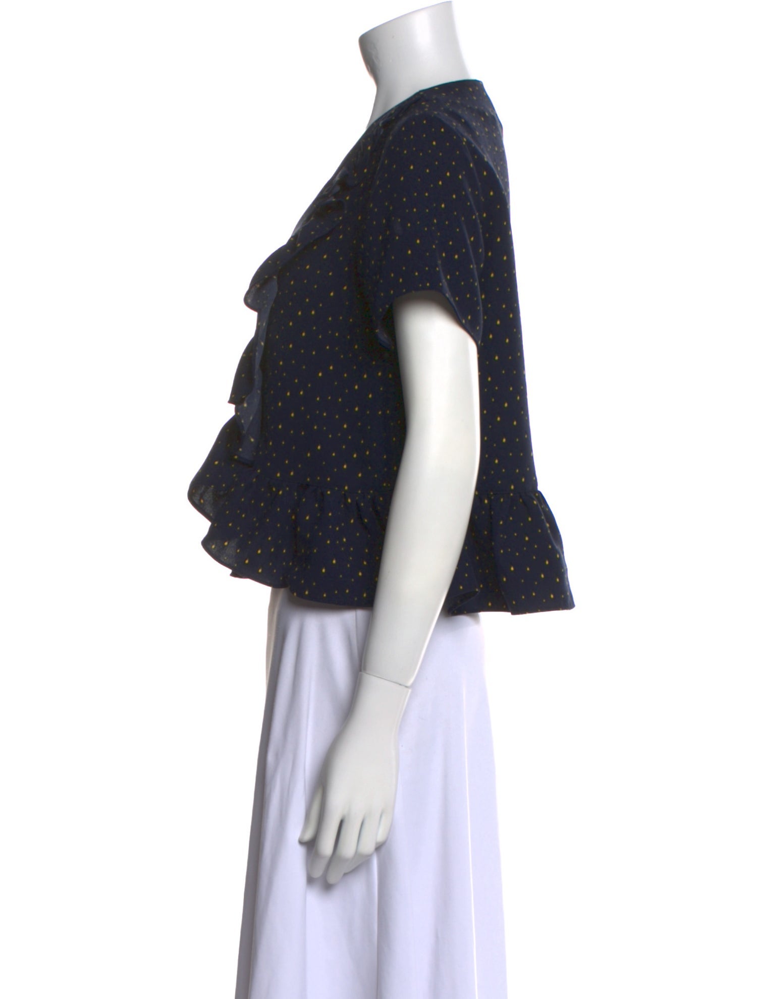 Kenzo Printed Scoop Neck Crop Top