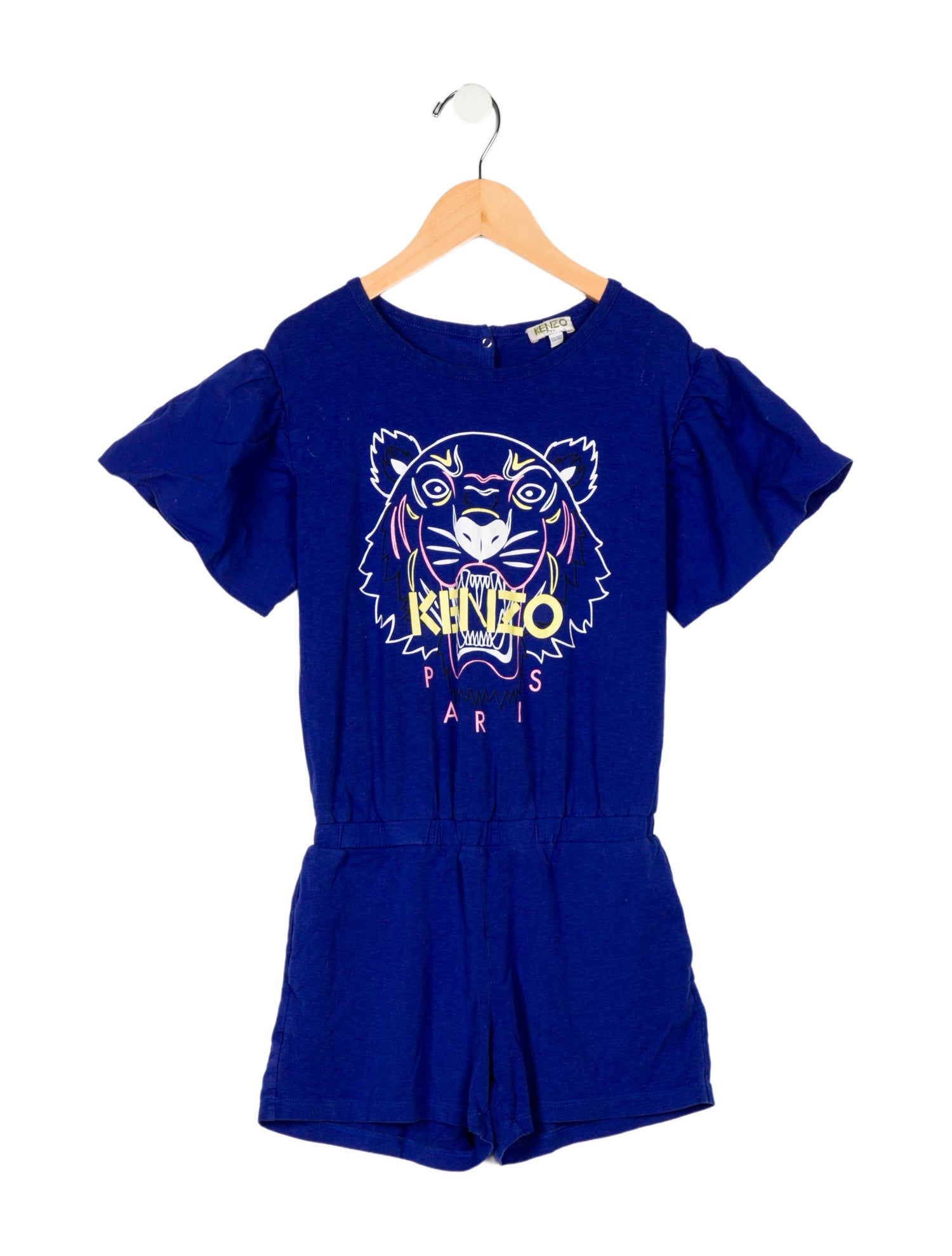 Kenzo Kids Kids Girls' Short-Sleeve Romper