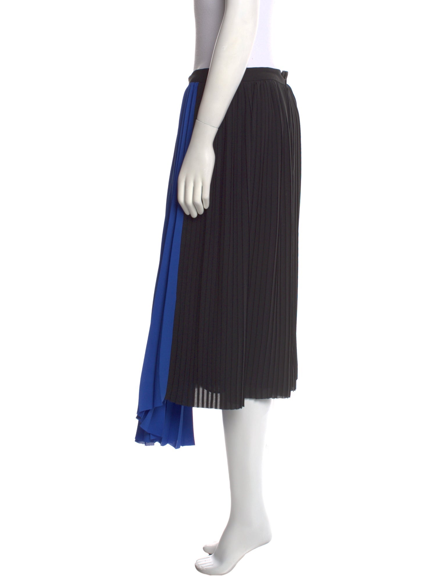 Kenzo Colorblock Pattern Knee-Length Skirt