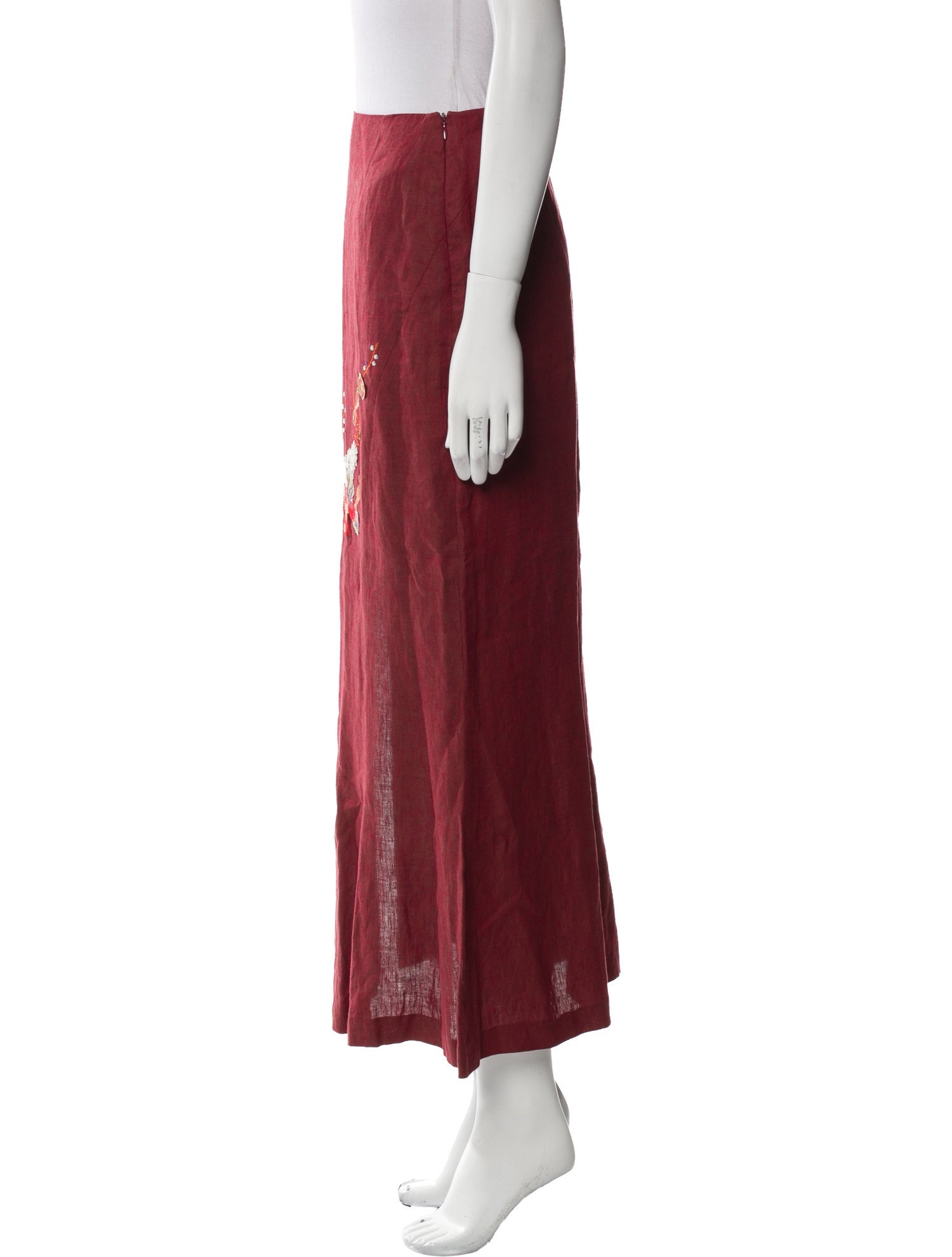 Kenzo Floral Print Midi Length Skirt