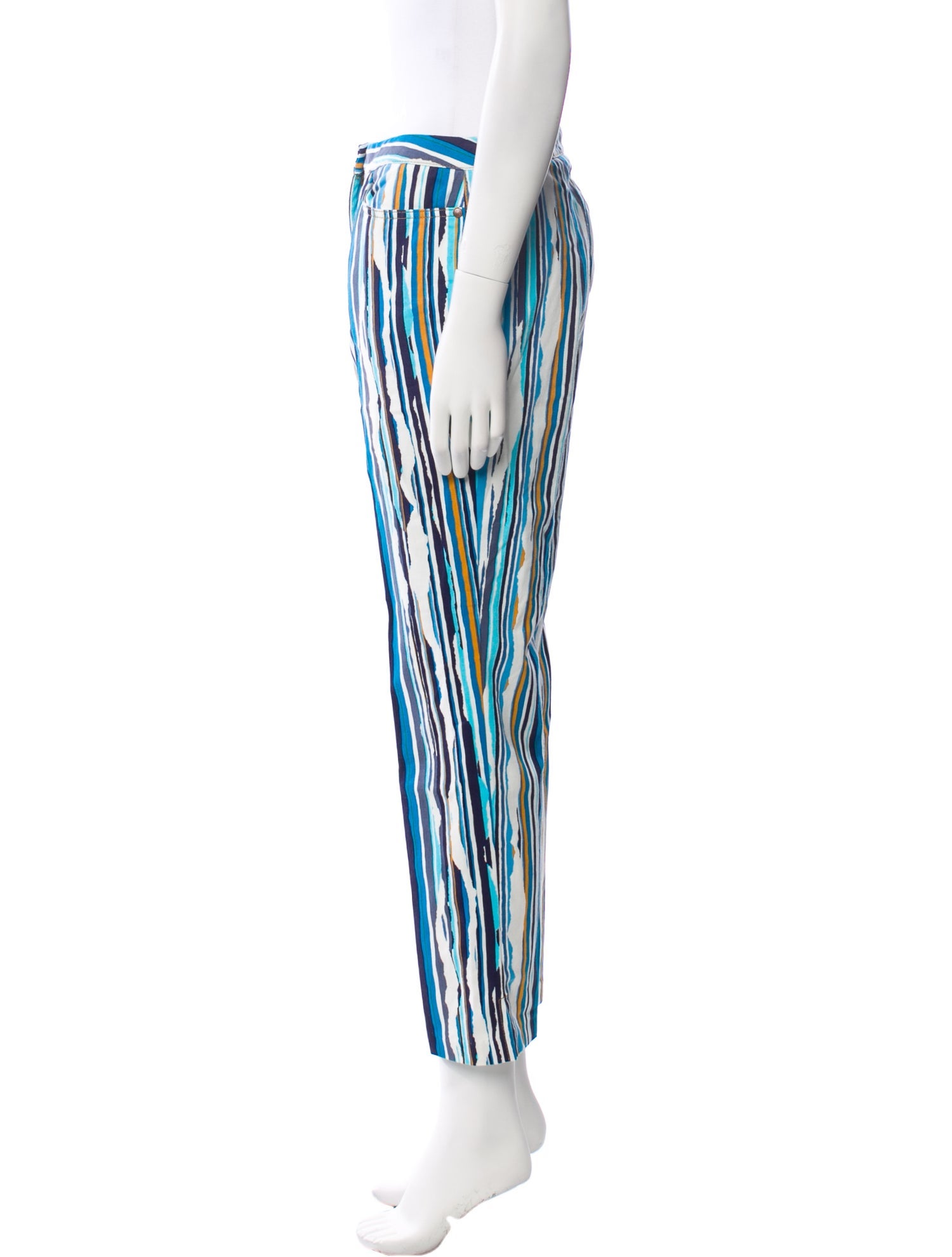 Kenzo Striped Straight Leg Pants