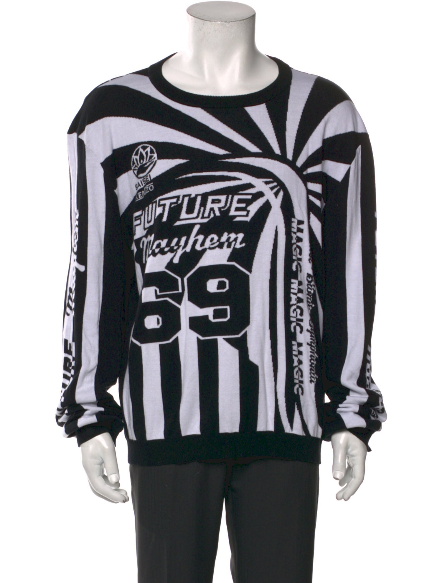 Kenzo Printed Crew Neck Pullover