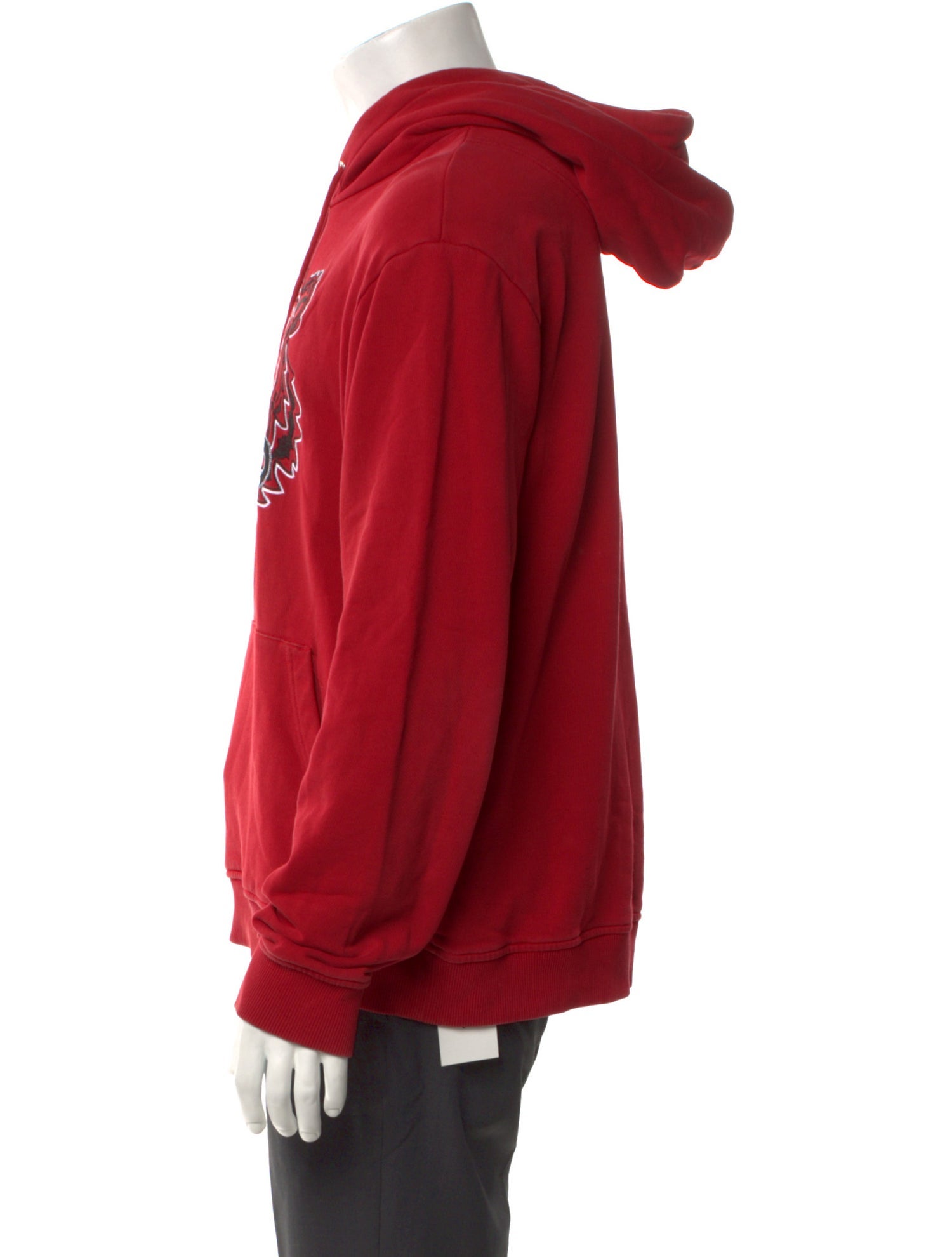 Kenzo Graphic Print V-Neck Hoodie