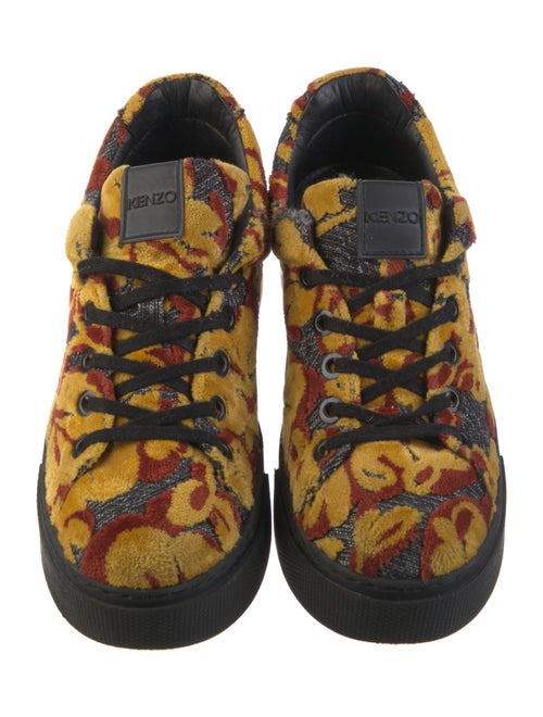 Kenzo Velvet Printed Sneakers